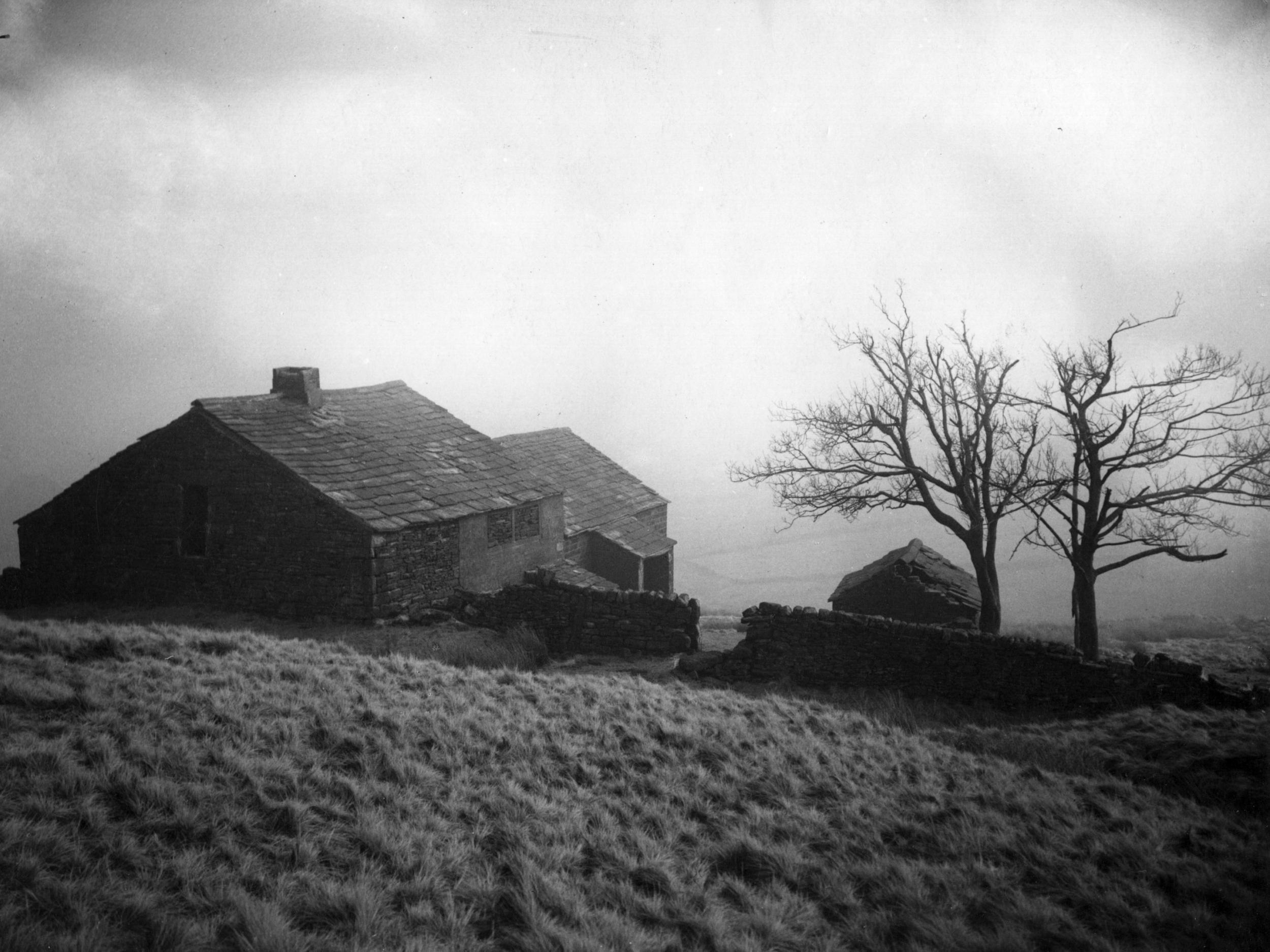 A view of the mists at Top Withens, on the North Yorkshire moors near Haworth: the setting of Emily Brontë’s only published novel