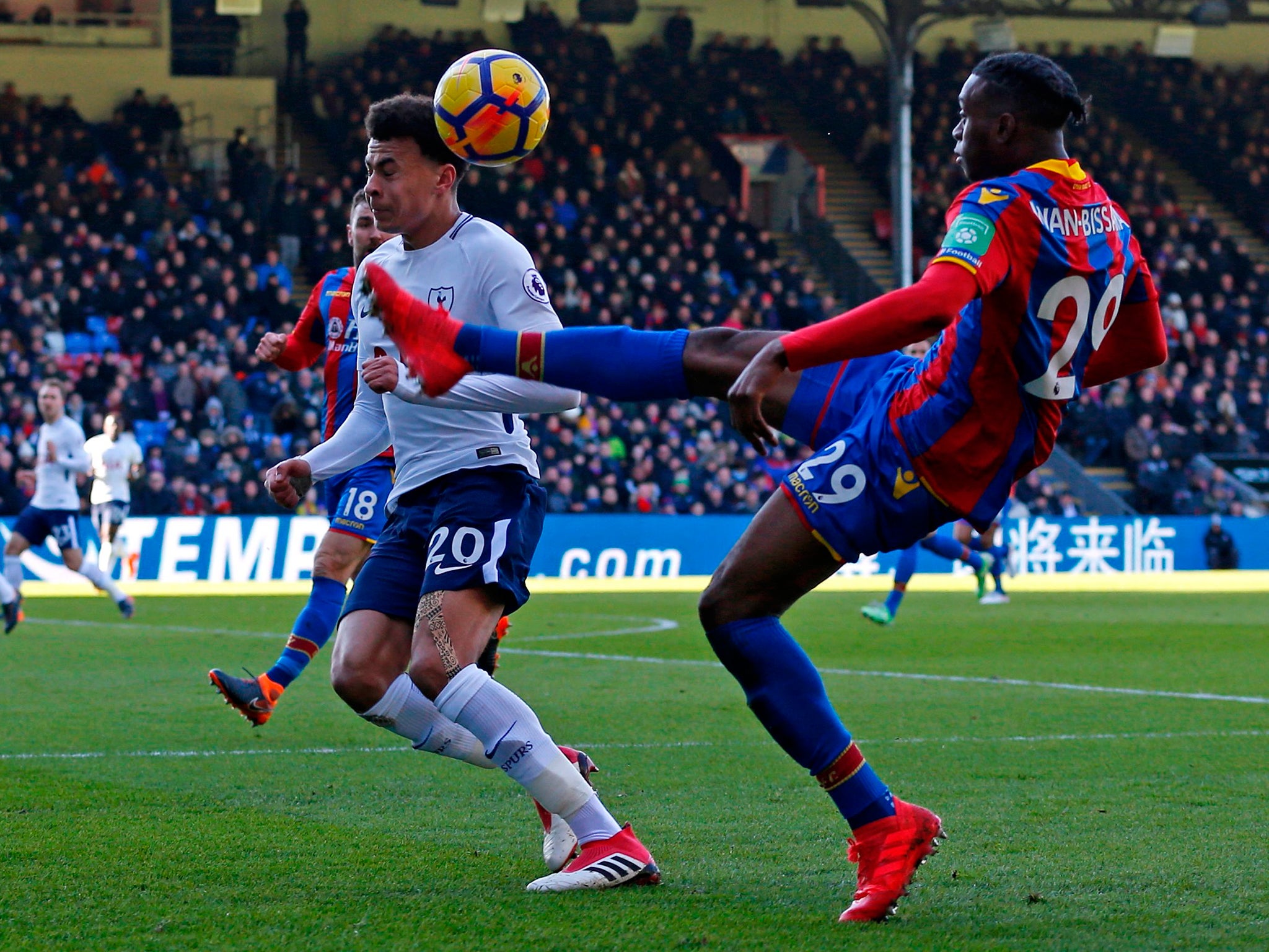 Going up against the likes of Tottenham, Chelsea and, on Saturday, Liverpool, has not fazed Wan-Bissaka