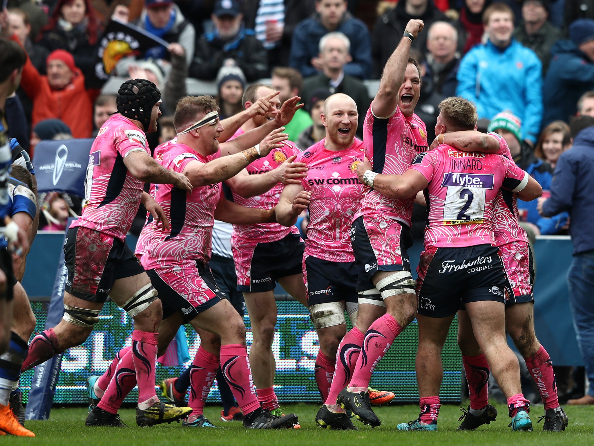 Jack Innard's try got Exeter off to a flying start