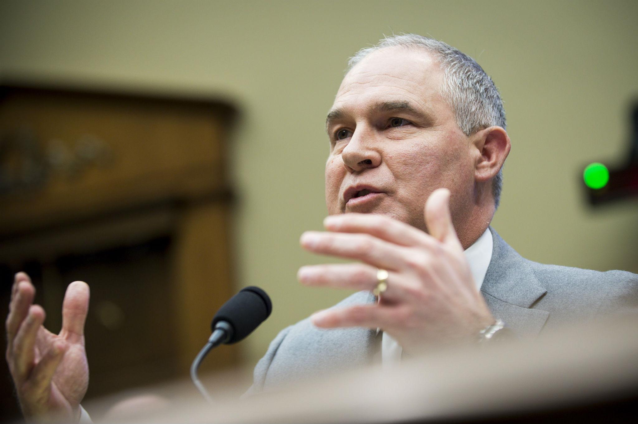 Environmental Protection Agency Administrator Scott Pruitt