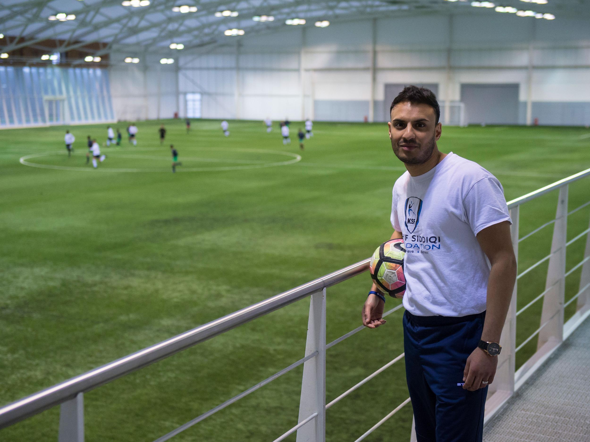 Siddiqi is working to break down the barriers for young players