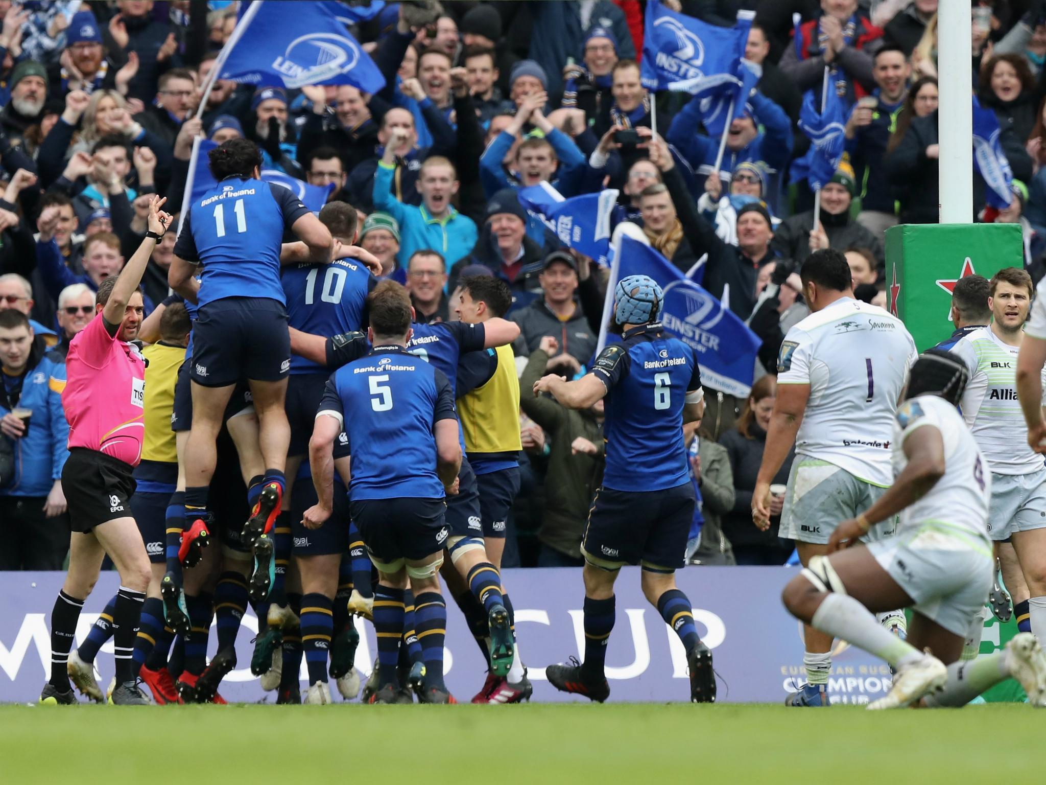 Leinster beat Saracens 30-19 to end their two-year reign as European champions