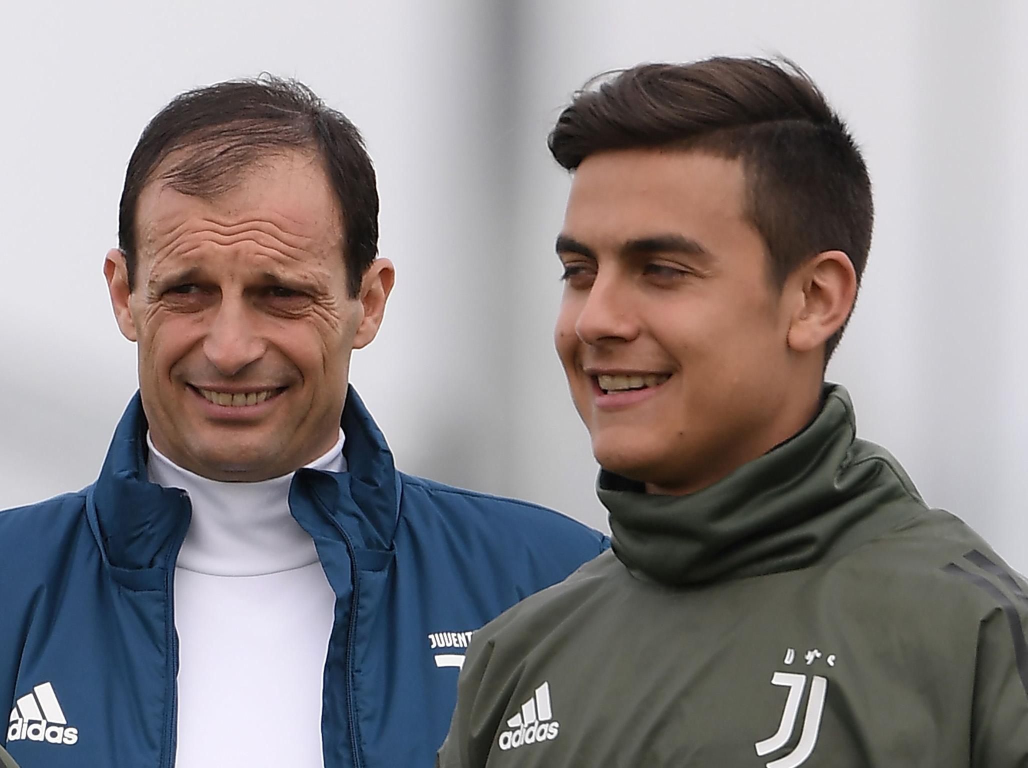 Allegri tipped Paulo Dybala to shine against Real