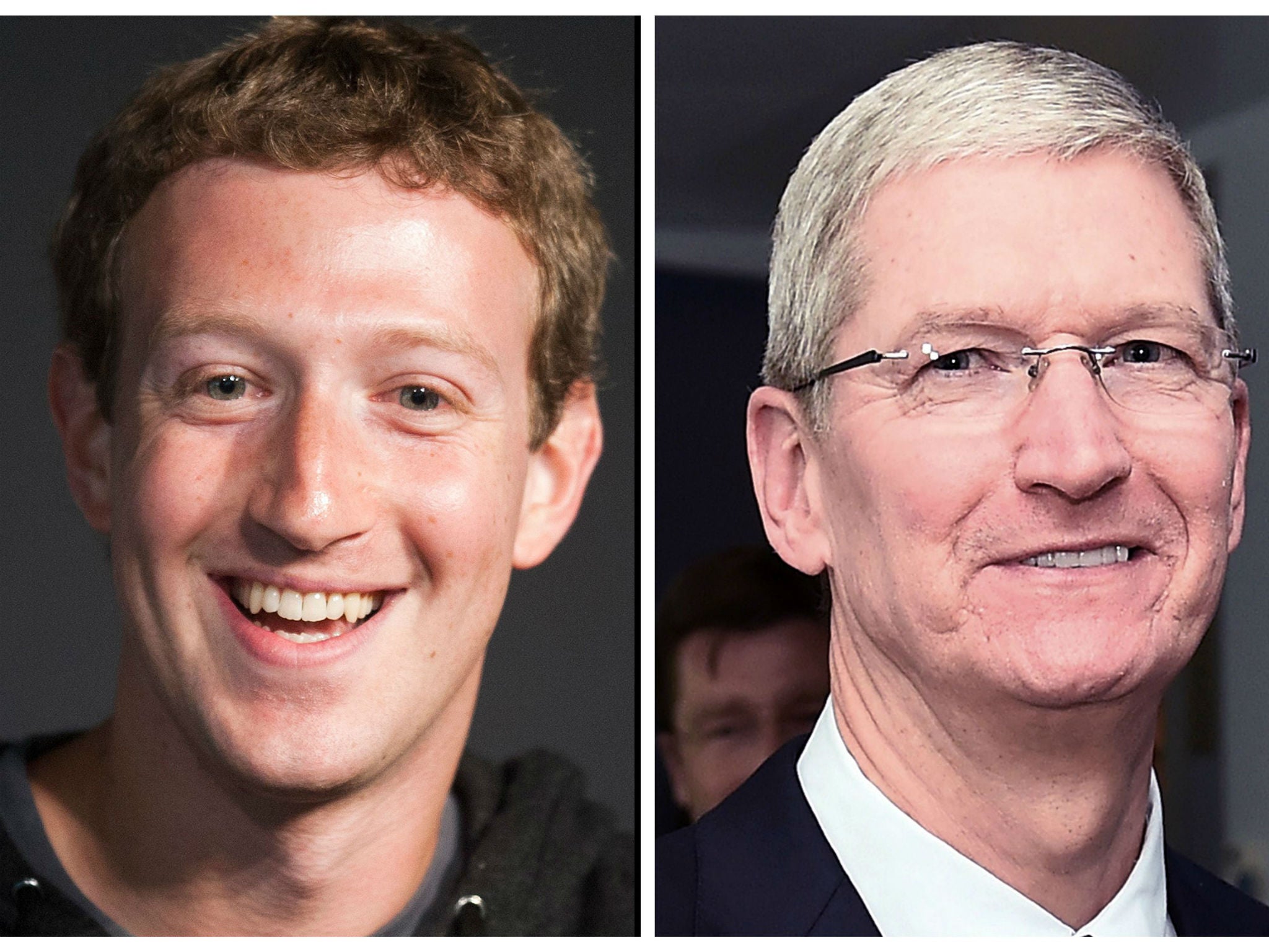 Facebook CEO Mark Zuckerberg and Apple CEO Tim Cook have been trading criticism