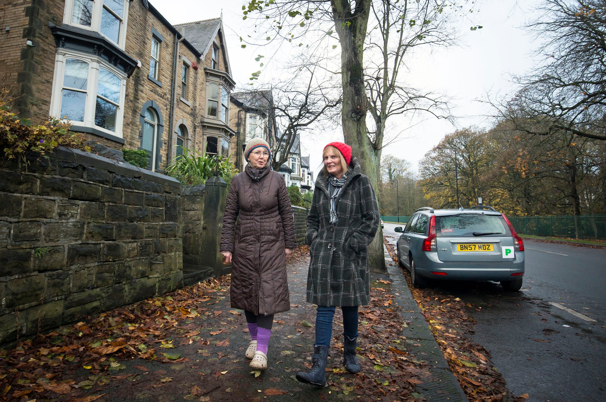 Jenny Hockey (left), Freda Brayshaw and a third neighbour were arrested and locked up for eight hours