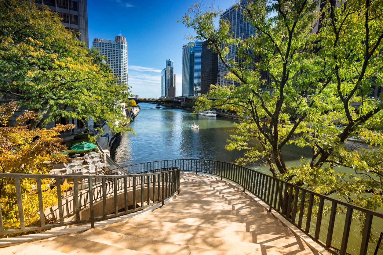 Chicago's riverwalk, is a great way to see the city