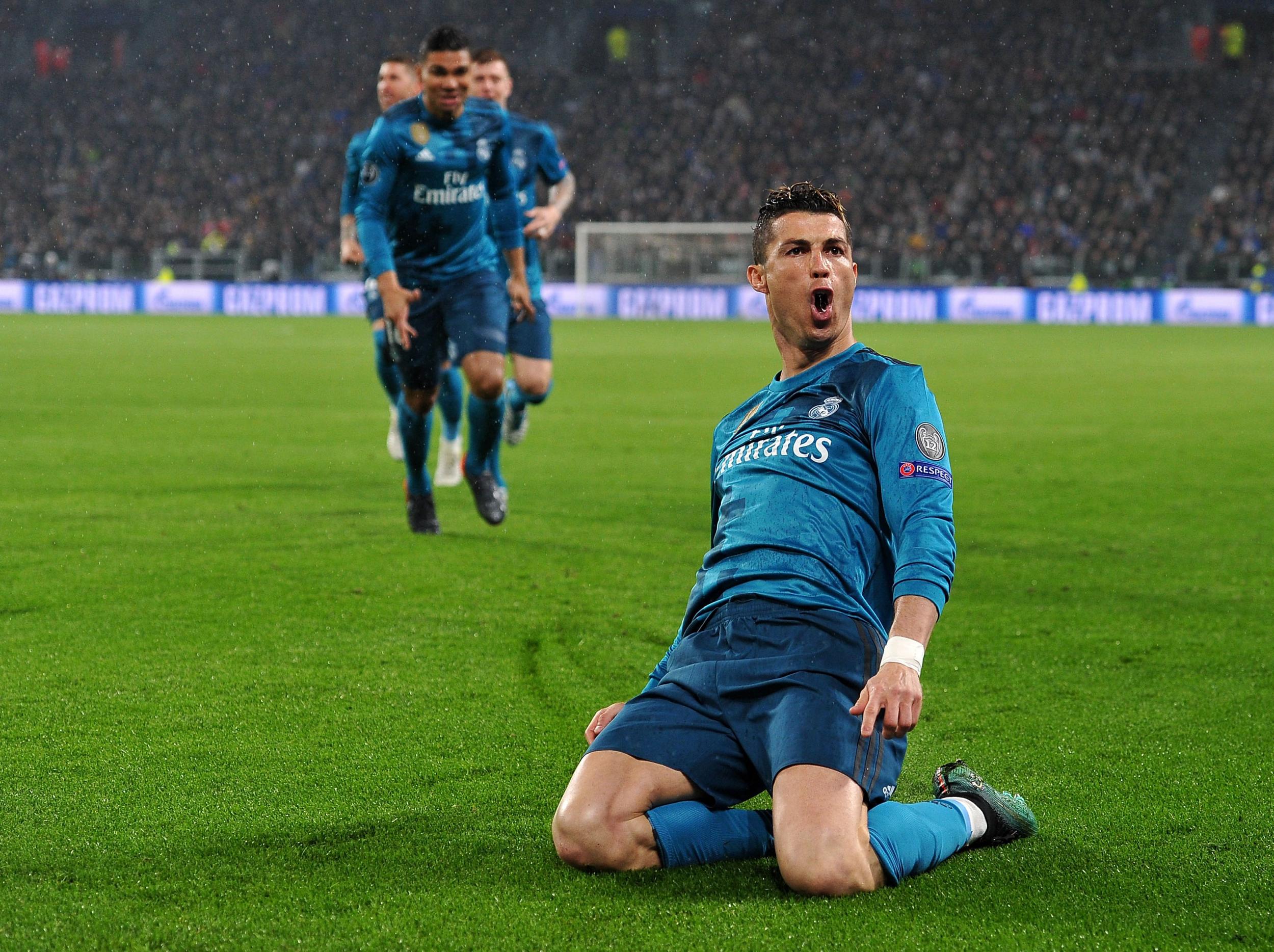 Ronaldo opened the scoring after just three minutes