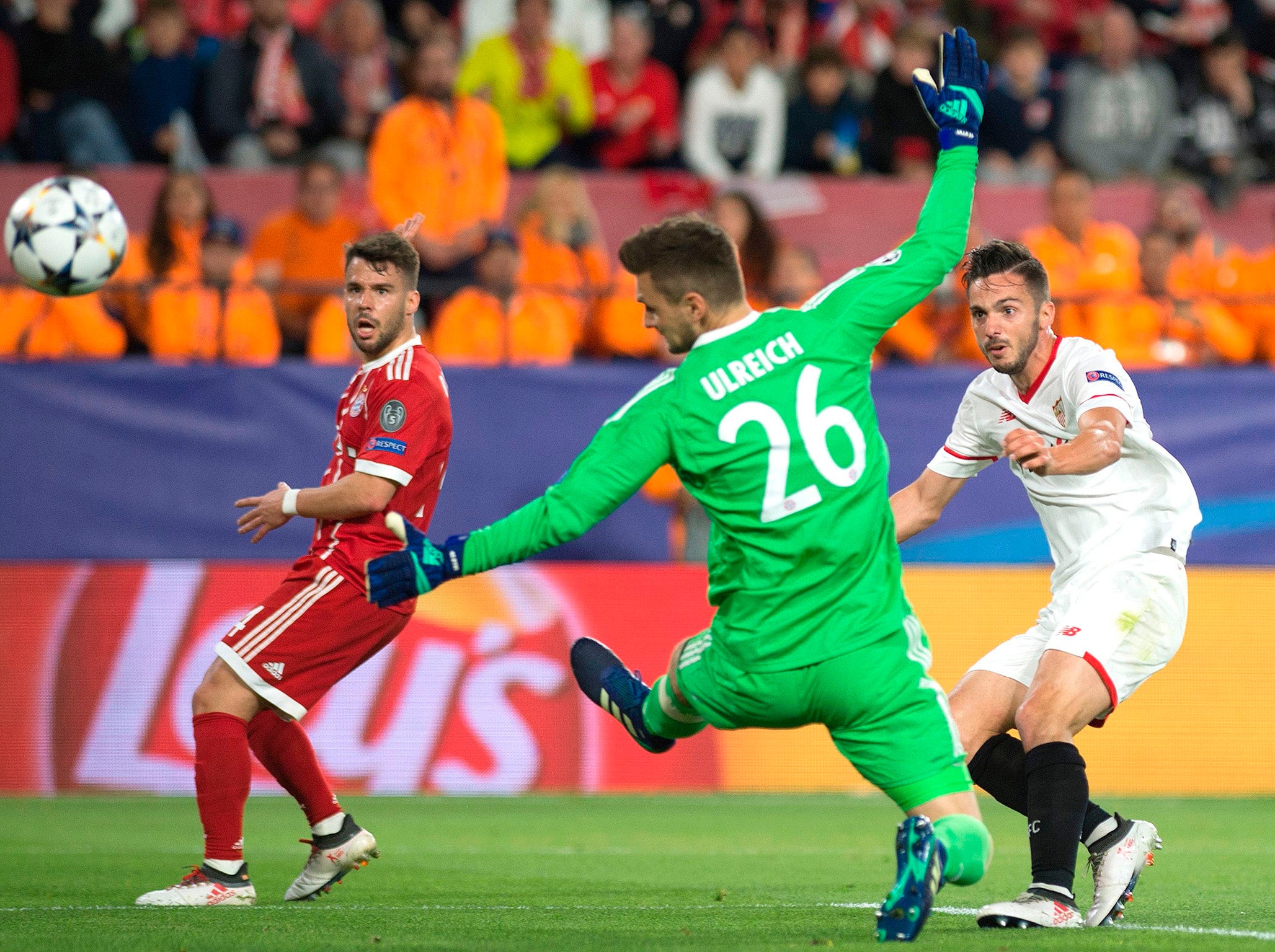 Pablo Sarabia puts Sevilla in front