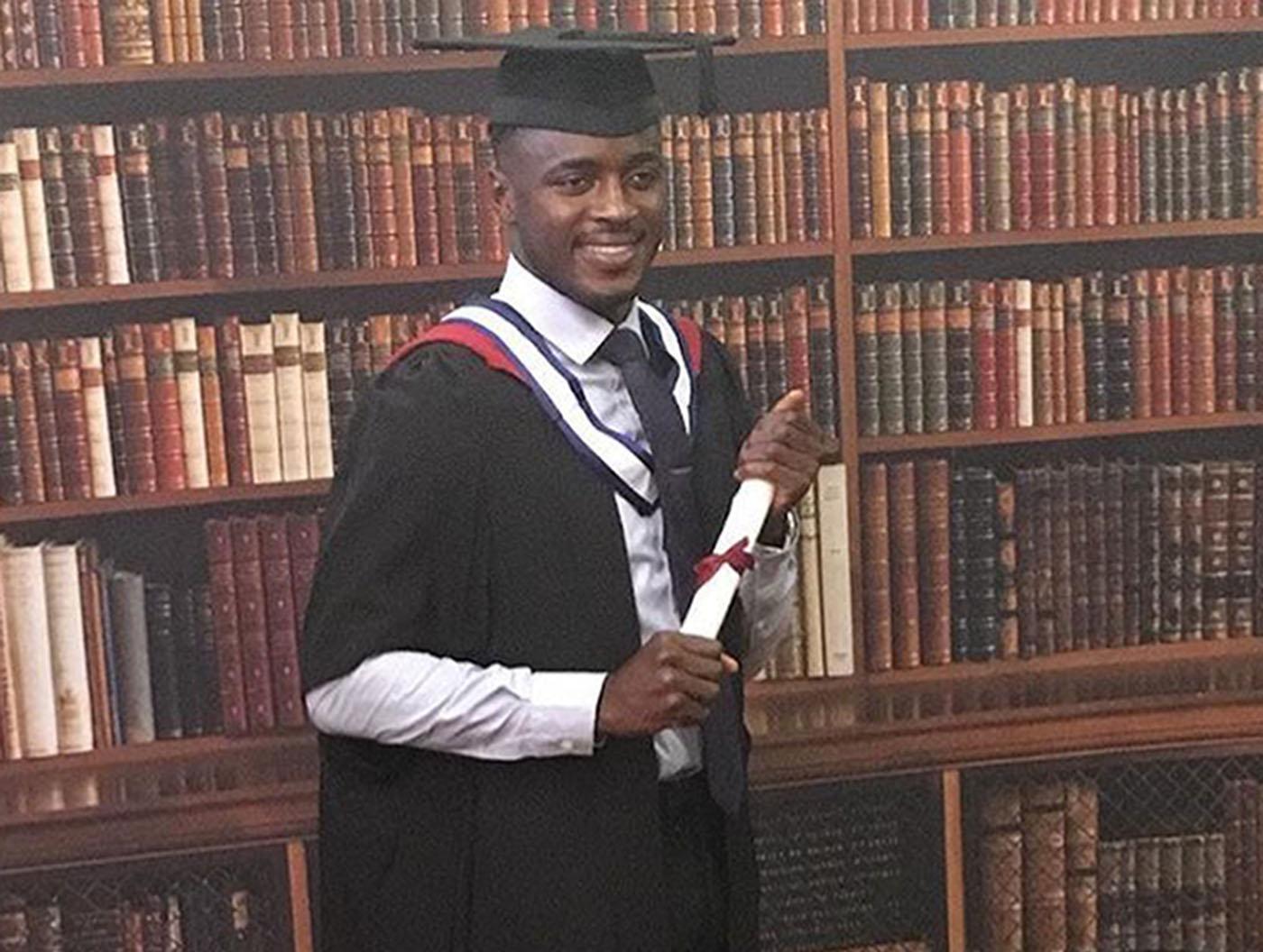 Abraham Badru fled to Bristol after being threatened during the trial of men he helped catch