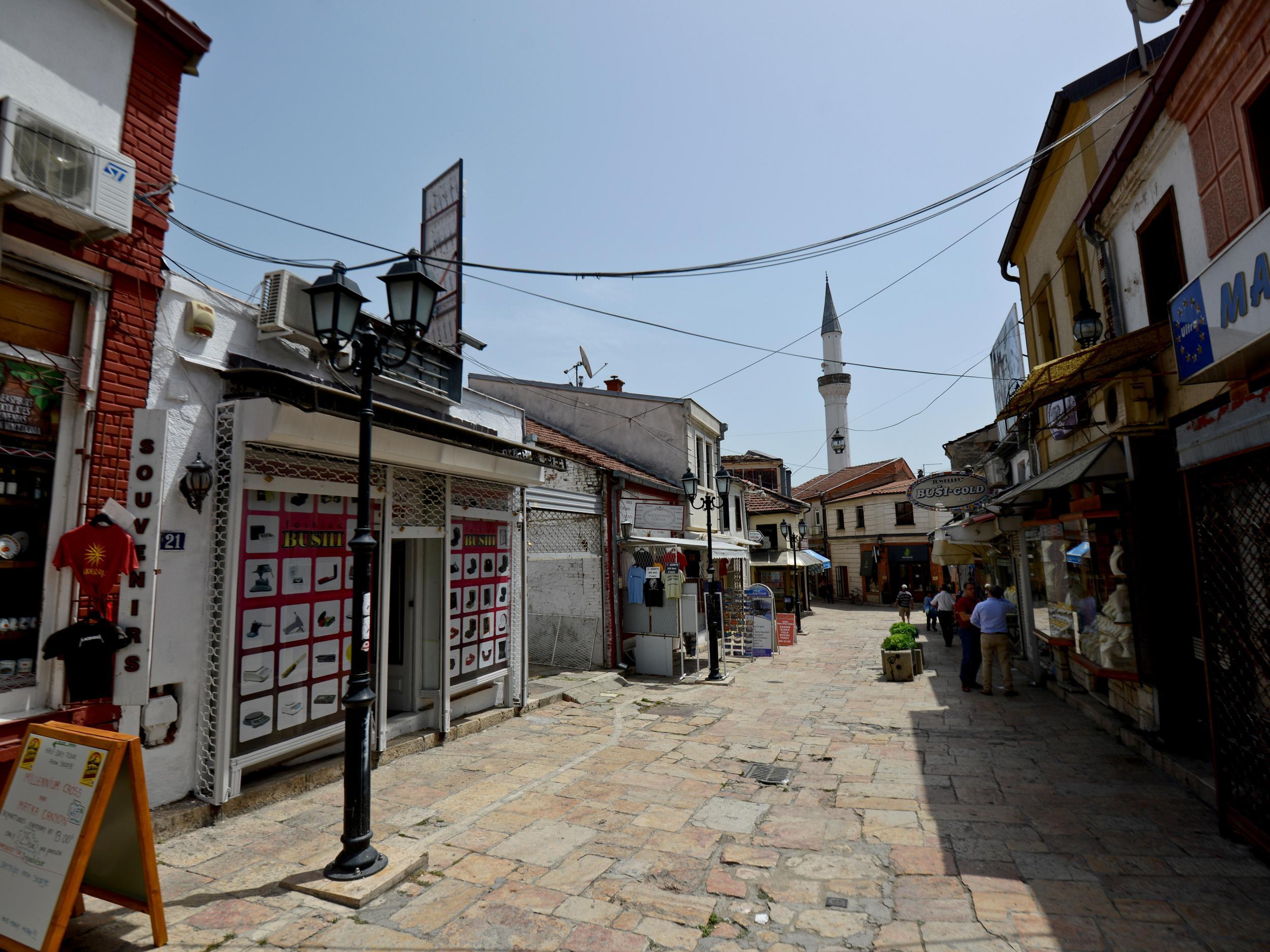 The old Ottoman bazaar, which mostly survived a 1963 earthquake, was left untouched in the city’s redesign