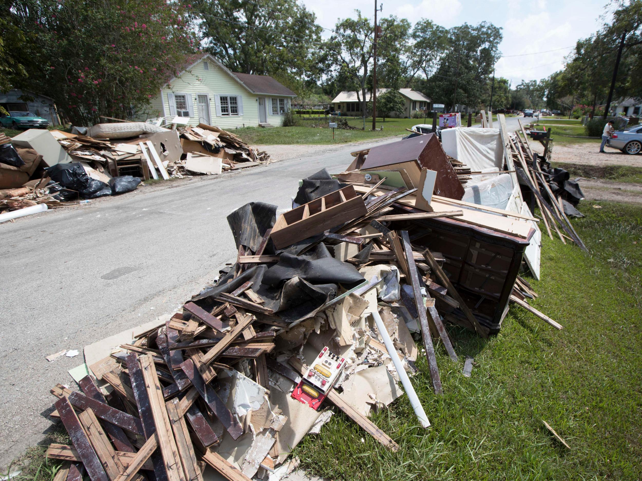 Hurricane Harvey flooded one-third of Houston and displaced more then 30,000 people in the region