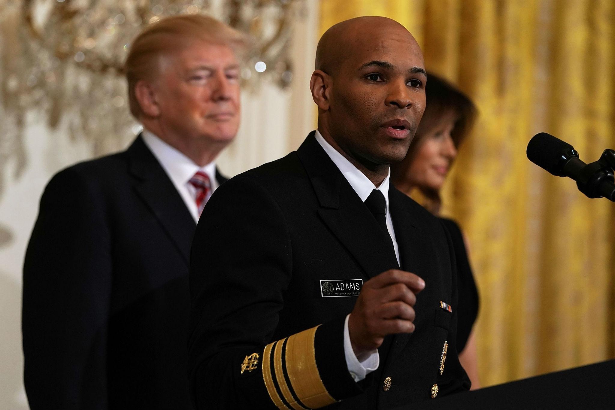 US Surgeon General Jerome Adams