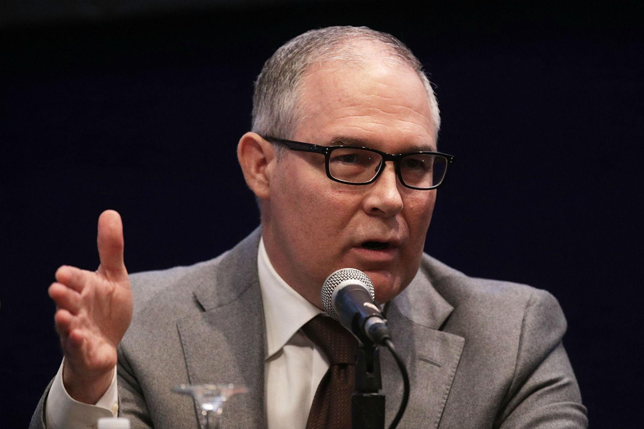 Environmental Protection Agency administrator Scott Pruitt