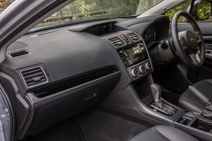 Interior design: the Subaru’s materials have a colder, harder edge than some but this makes it easier to clean