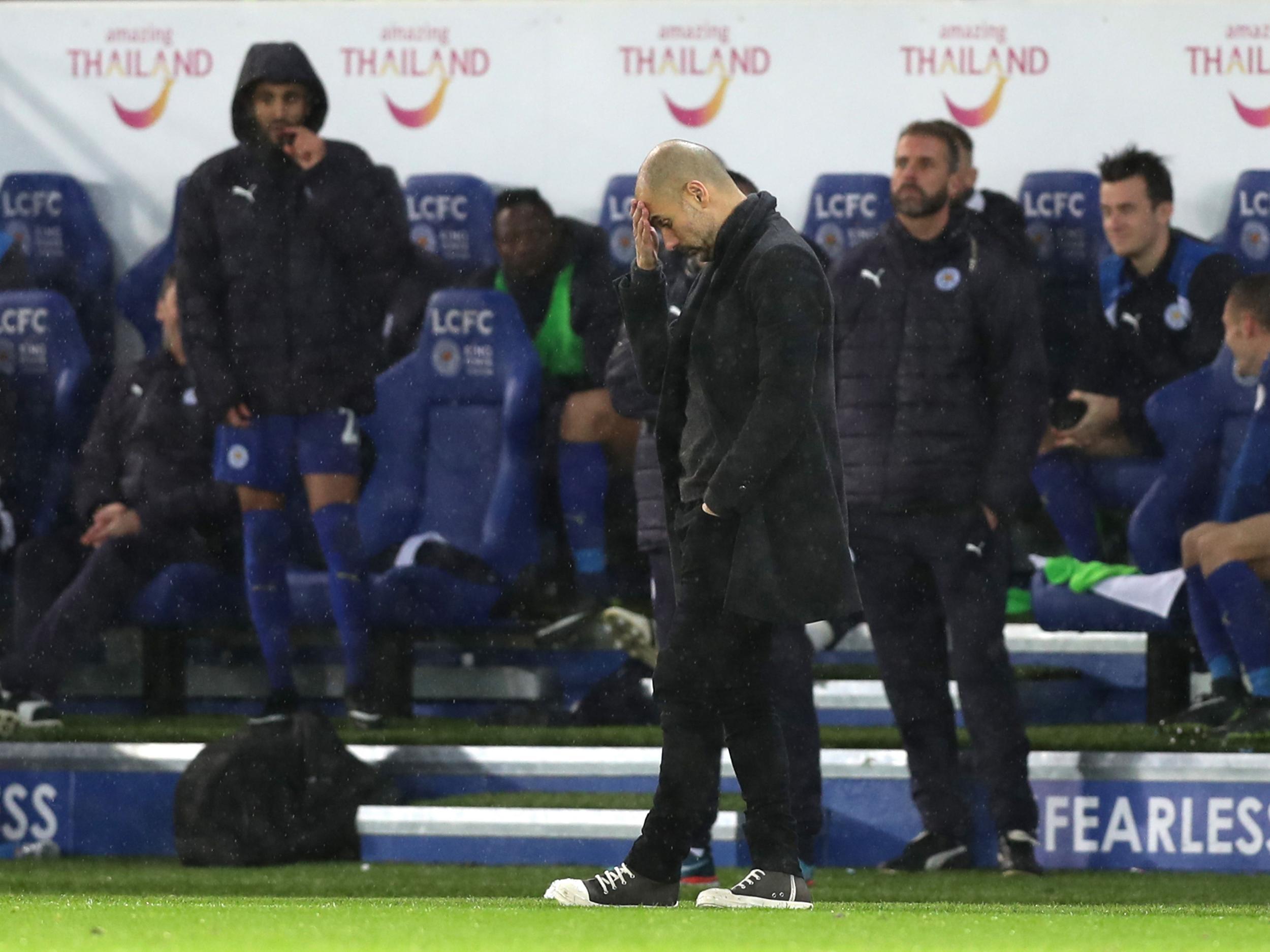 Guardiola's lowest point came at the end of 2016