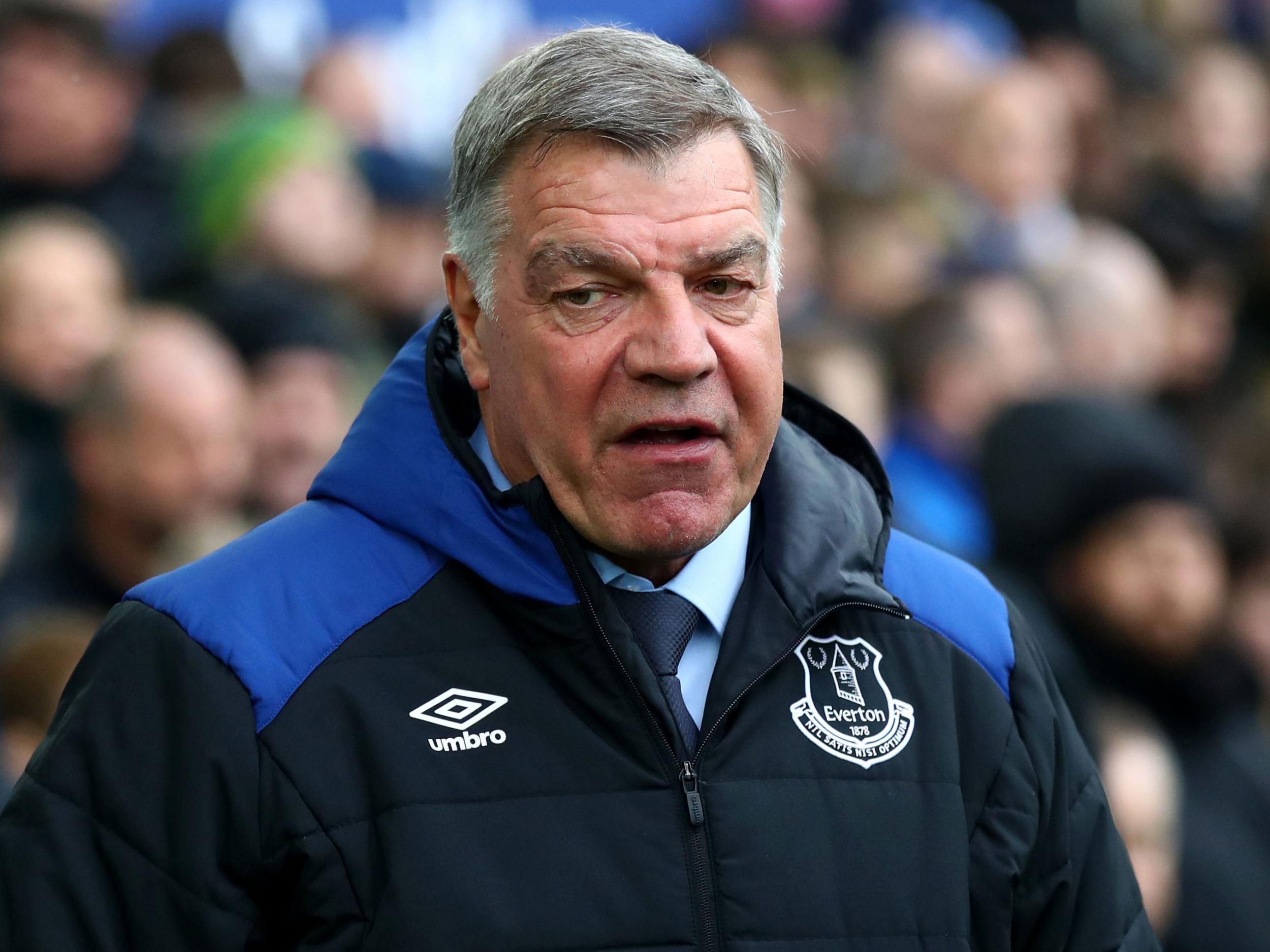 Sam Allardyce couldn't help Everton break their barren run against their bitter rivals