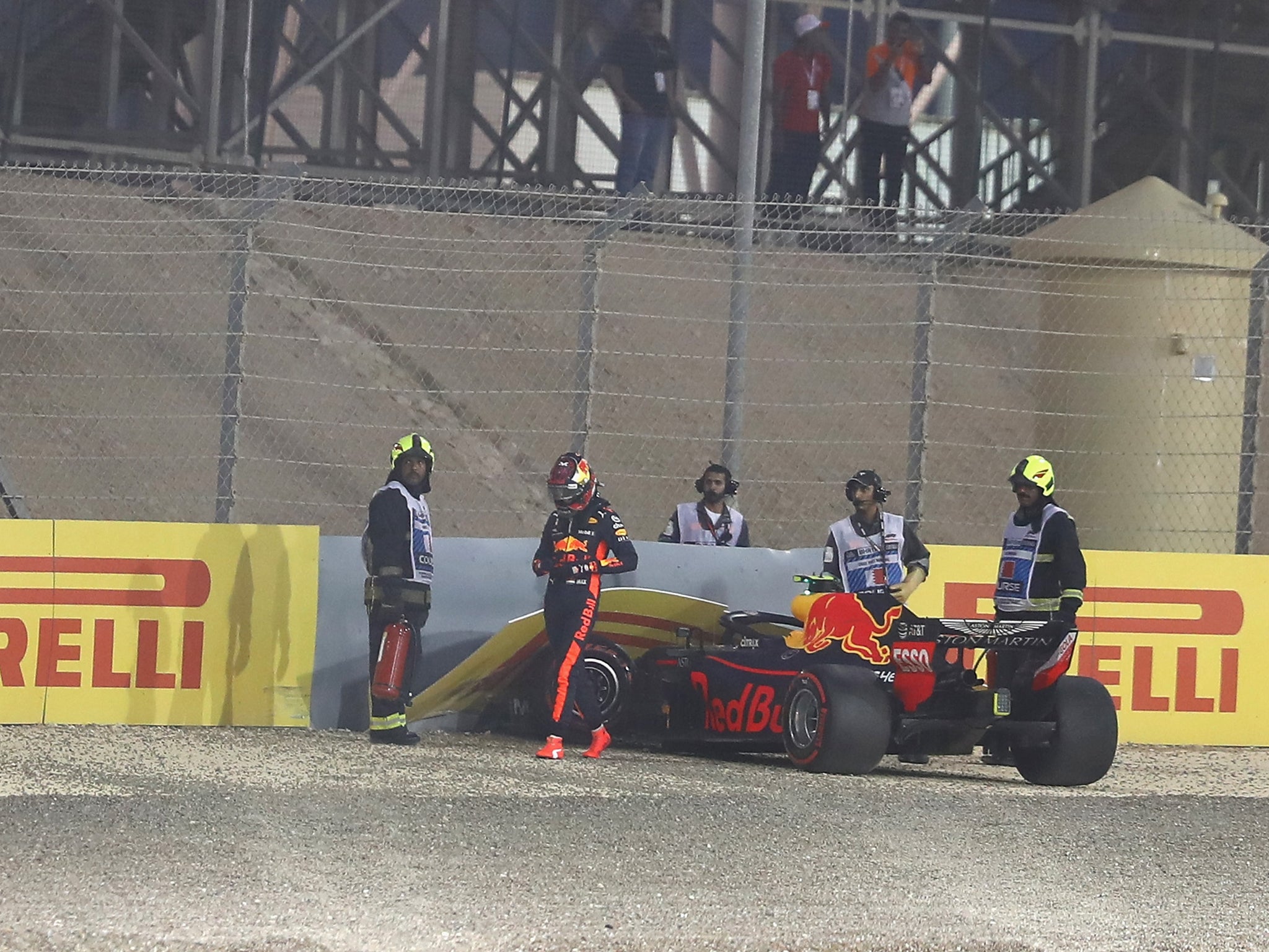 Max Verstappen spun off during first qualifying