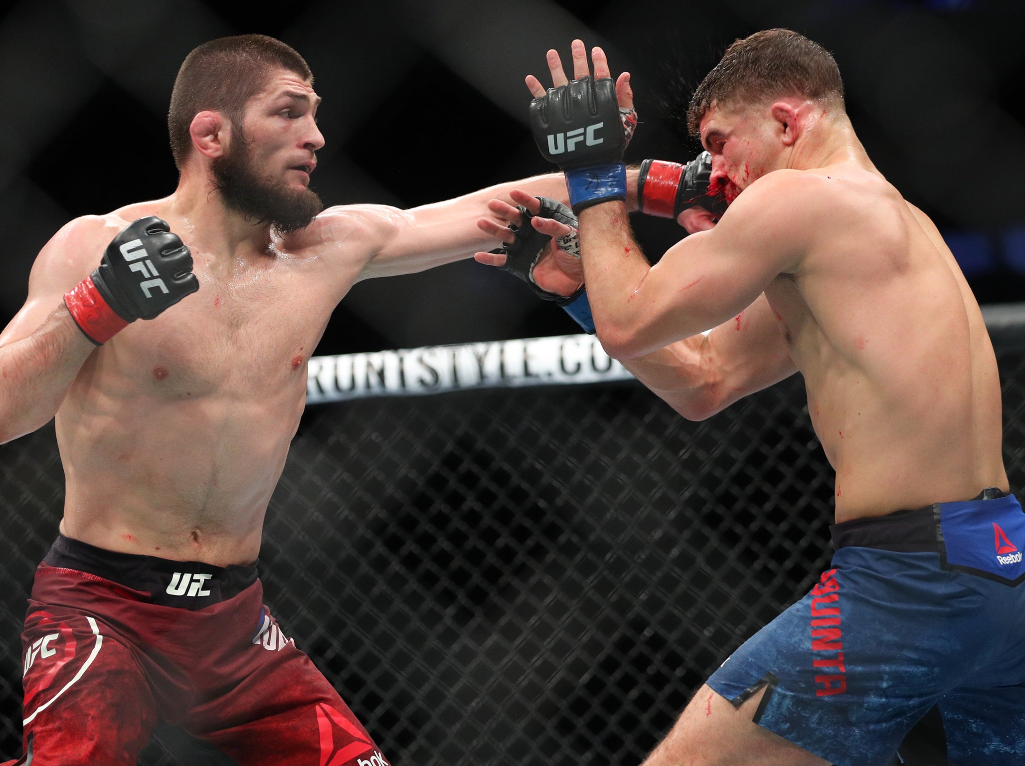 Khabib is yet to lose an MMA fight