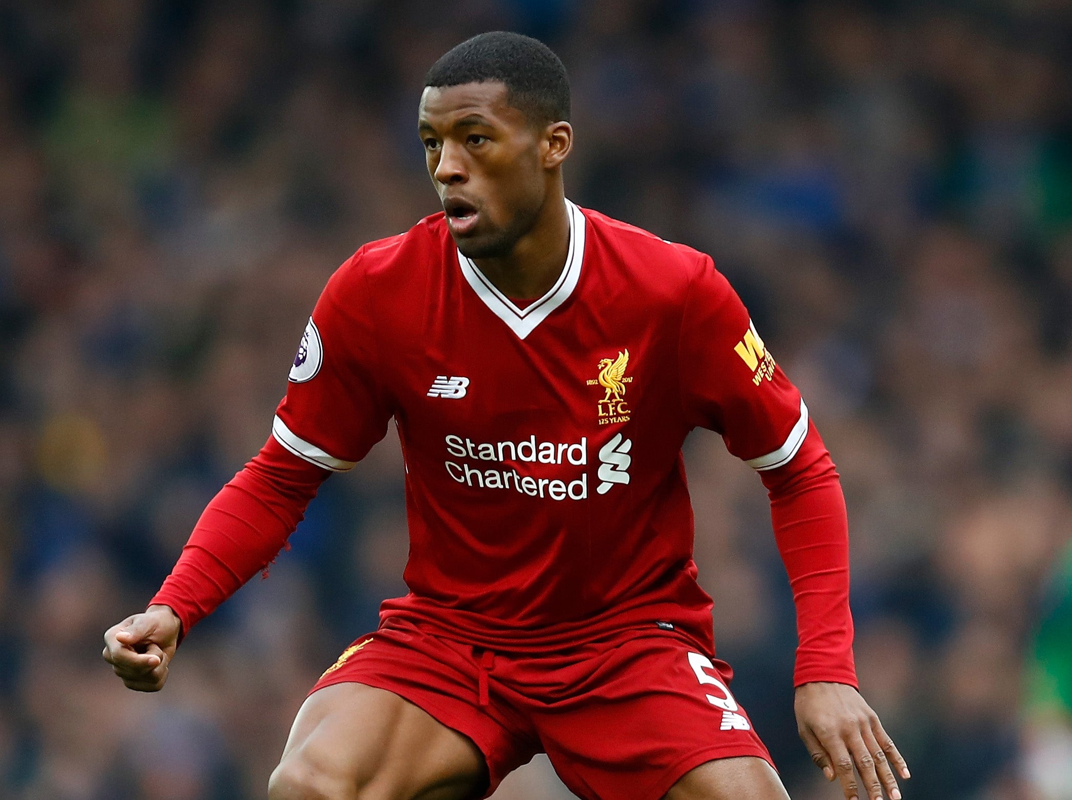 Wijnaldum is set to start at the Etihad