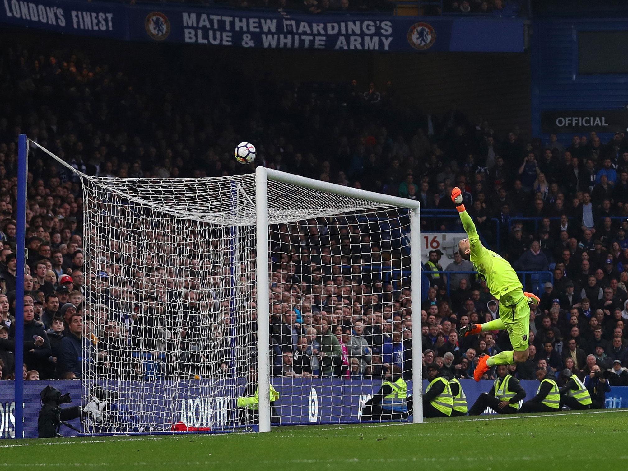 Hart had a fine game at Stamford Bridge