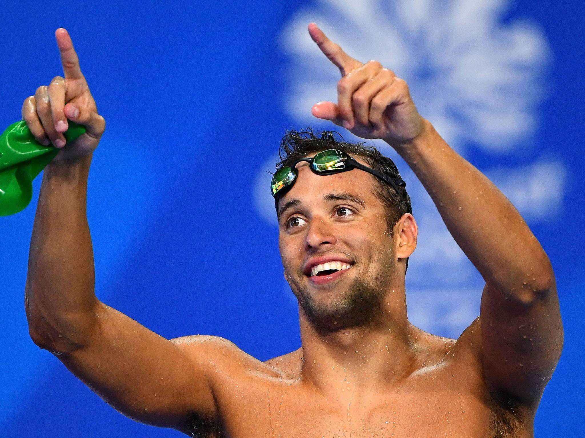 Le Clos had already won the 50m and 200m events