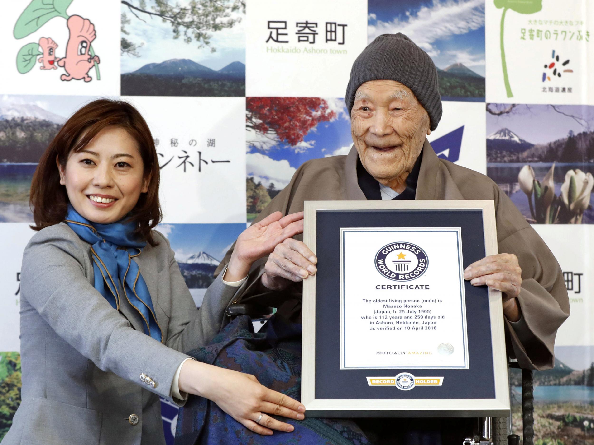 Nonaka was born at the turn of the 20th century, and is 112 years old