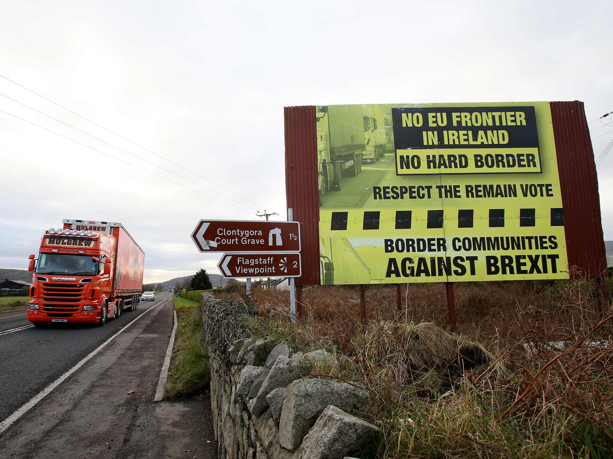 The Irish border is one of the issues still to be resolved ahead of the UK's exit from the EU