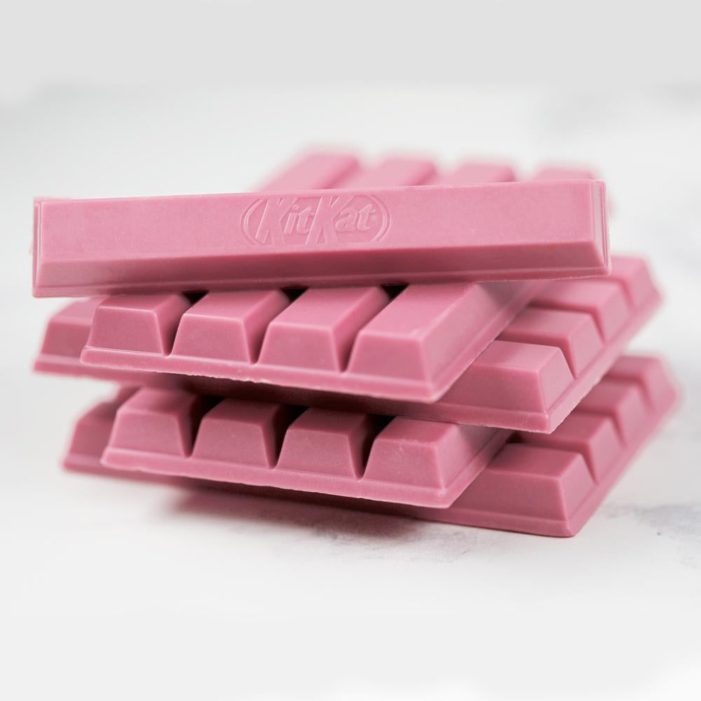 This is the first time that ruby chocolate will be sold in the classic four-finger KitKat format