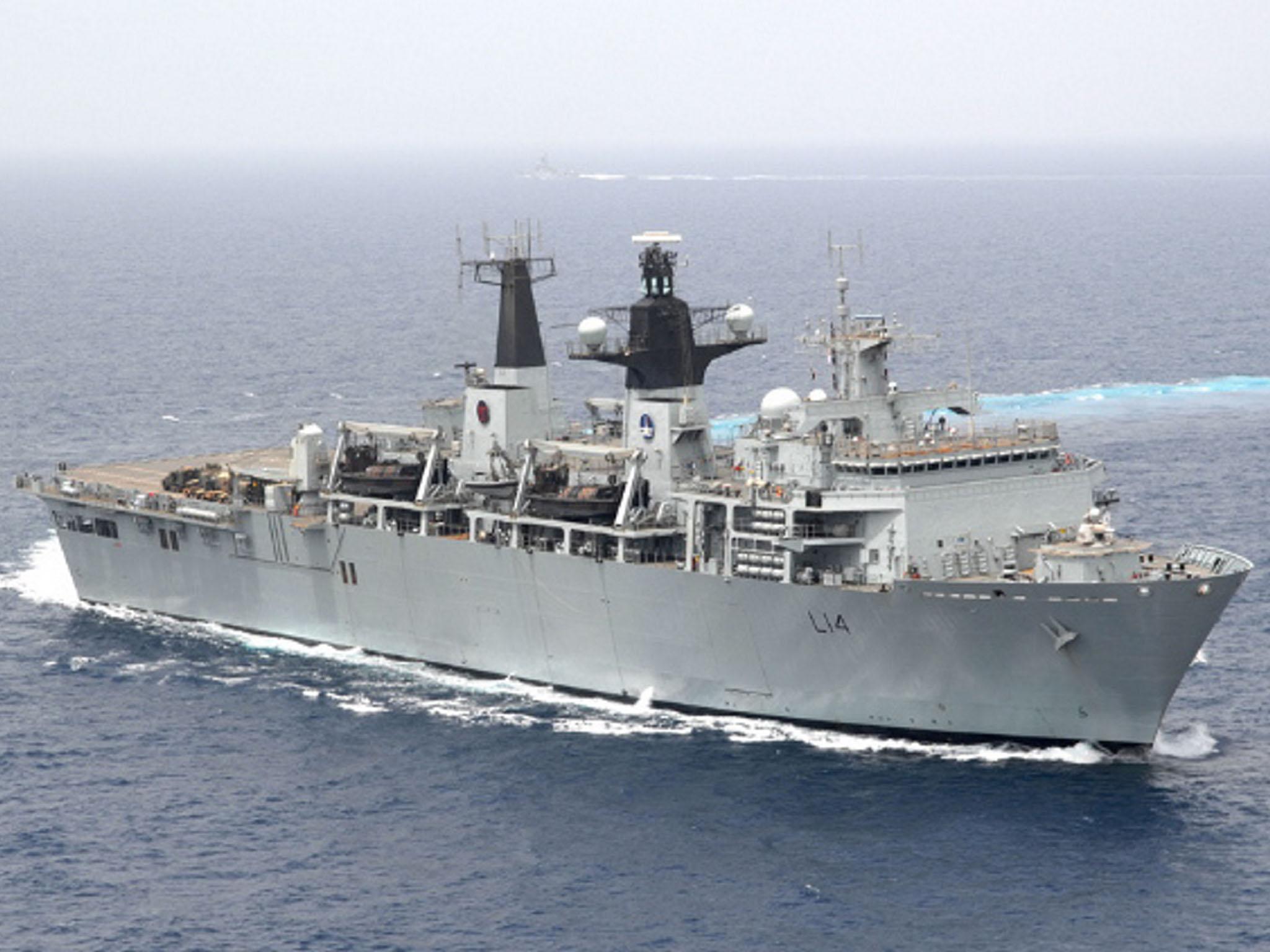 The HMS Albion will join HMS Sutherland and HMS Argyll in the Asia Pacific