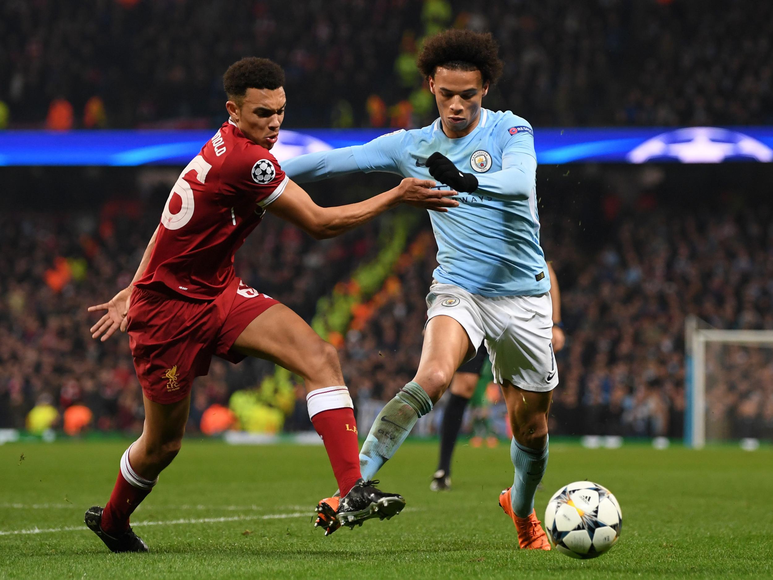 Alexander-Arnold kept the dangerous Leroy Sané quiet in the quarter-finals