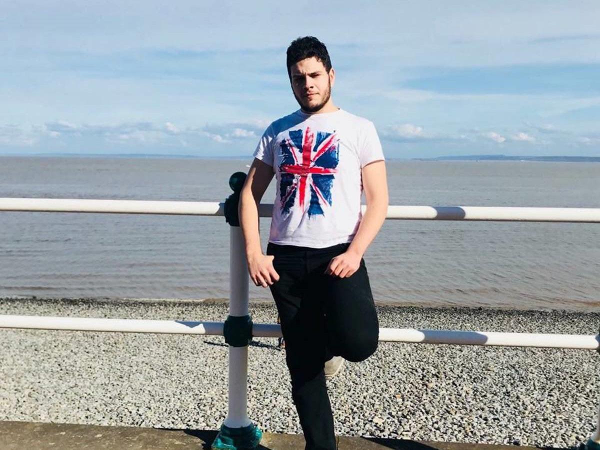 Alaa, 22, who arrived through the Syrian resettlement programme last year, now has a job as a machine worker at a factory in Hereford and says he has ‘high aspirations’ for the future