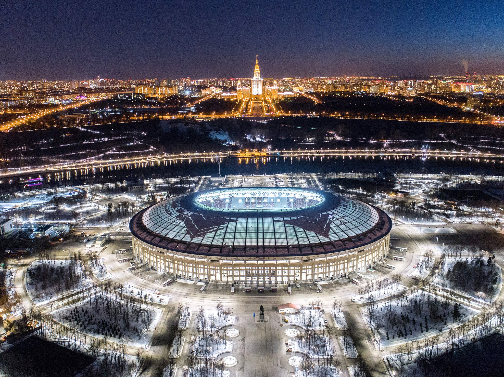 Luzhniki Stadium will stage the World Cup final