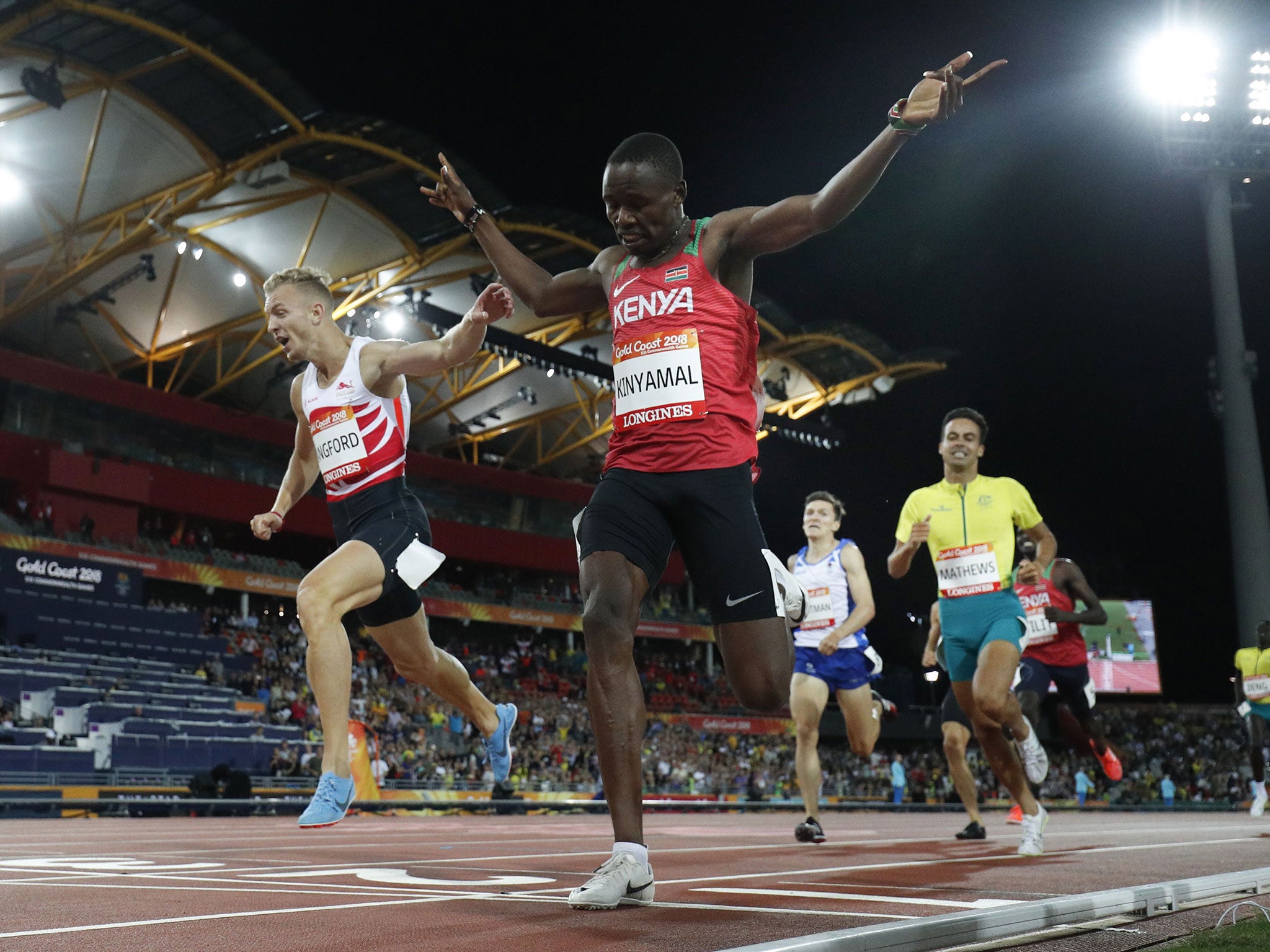 Kyle Langford came agonisingly close to claiming gold