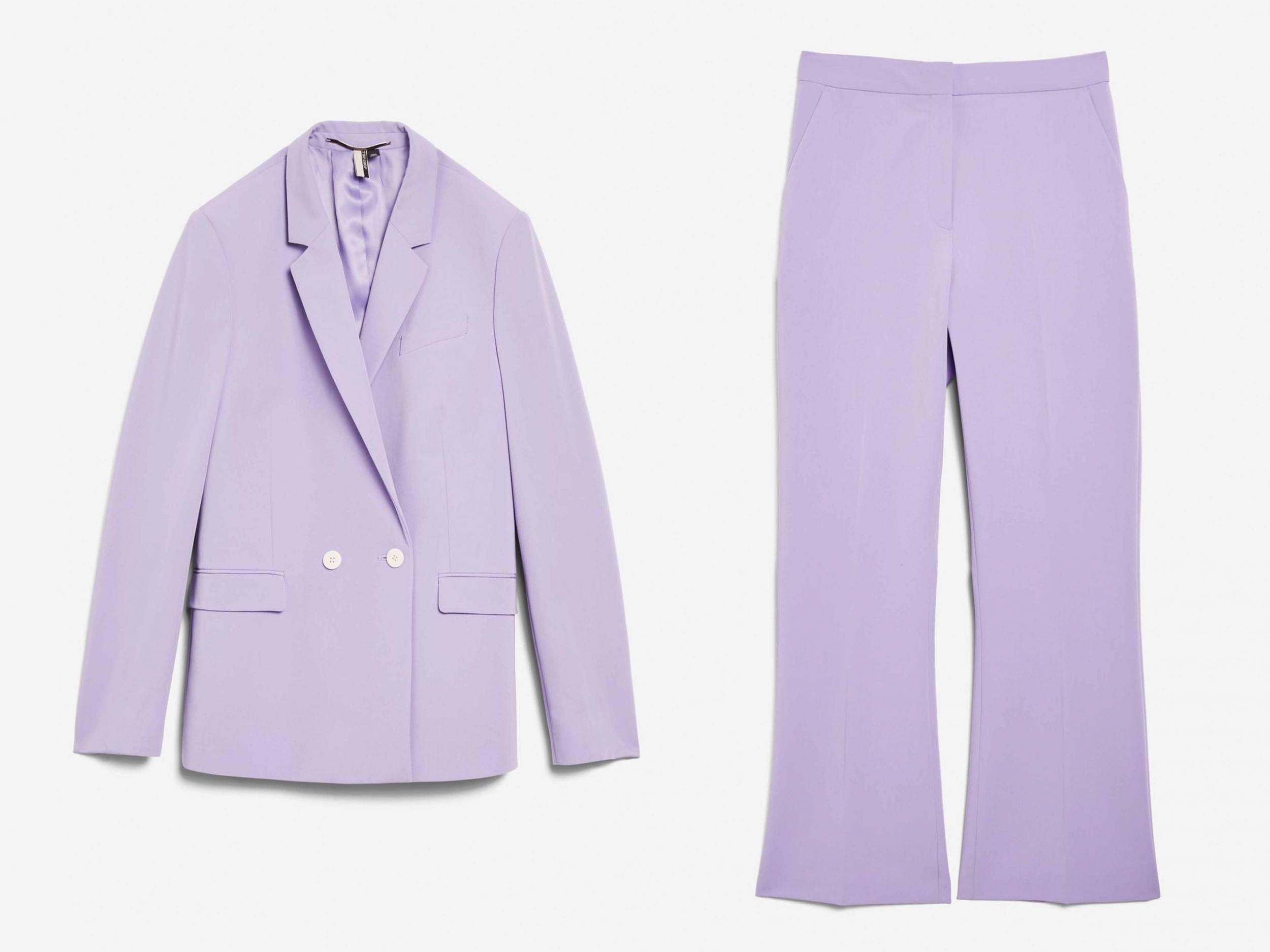 Cropped Double Breasted Suit, £79, Topshop