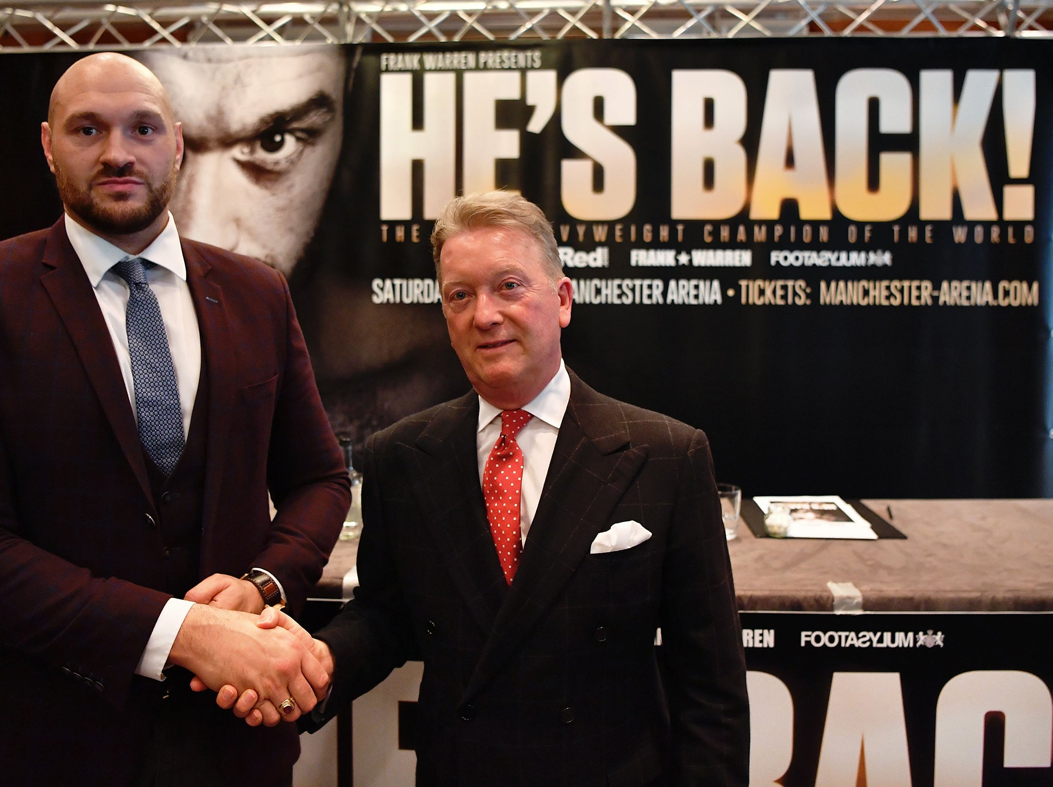 Tyson Fury is back