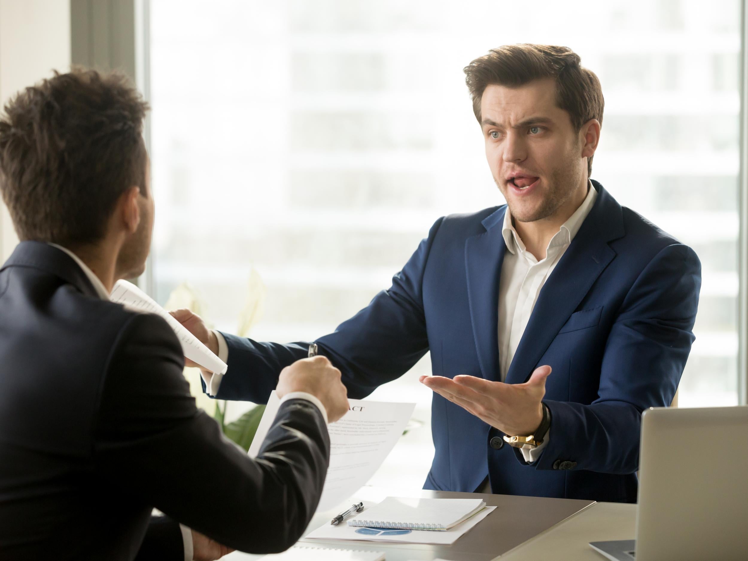 Bad relations at work can damage the gratification you get from your employment (Shutterstock)