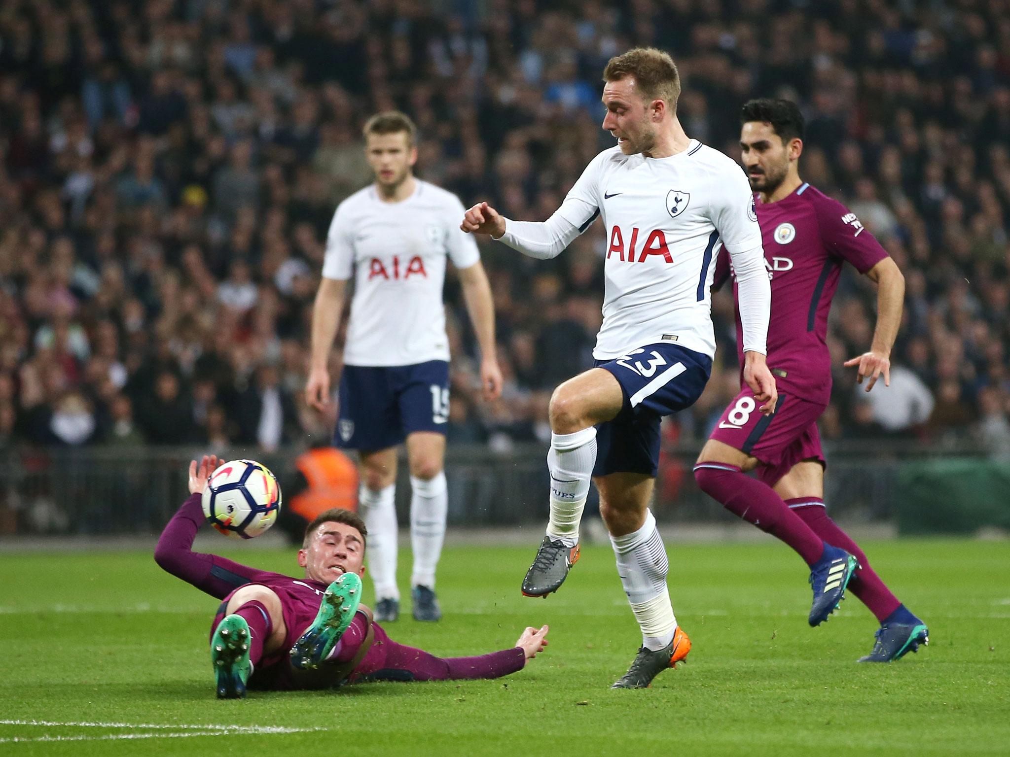 Christian Eriksen gave Tottenham hope of salvaging a result