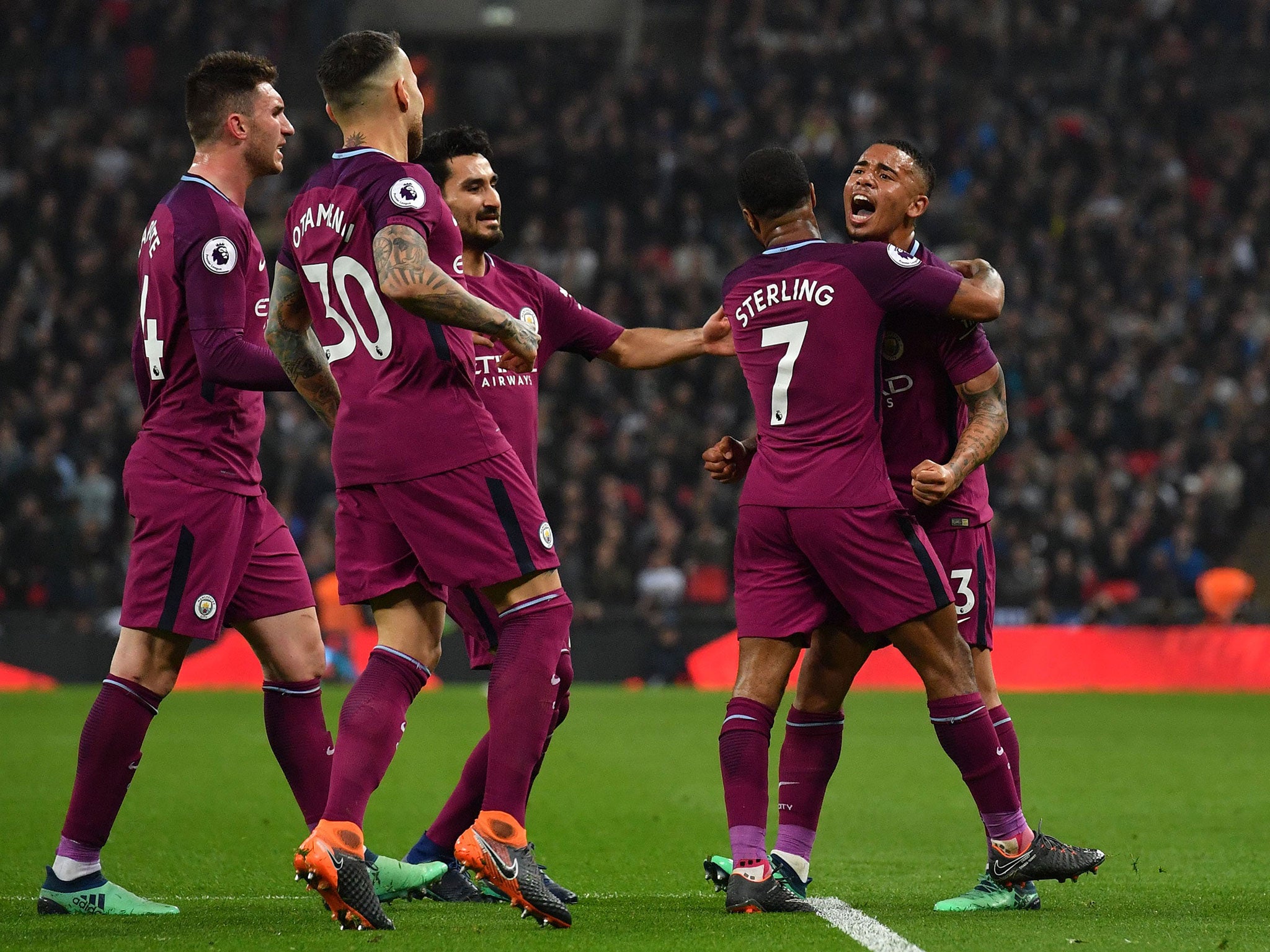 &#13;
Gabriel Jesus scored early and City never looked back &#13;