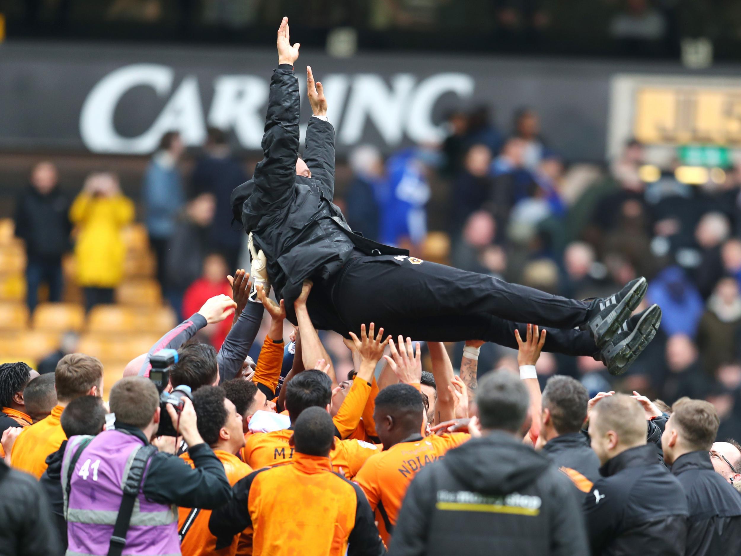 Wolves will return to the top flight next season