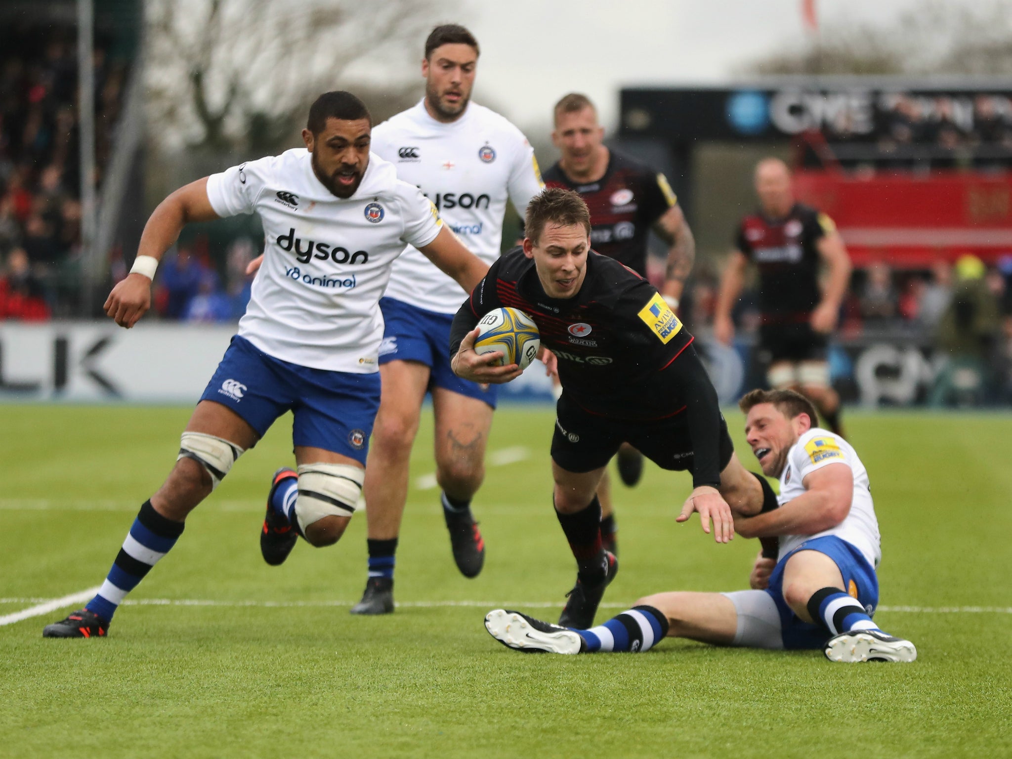 Liam Williams starred by scoring a try and setting up a second for Richard Wigglesworth