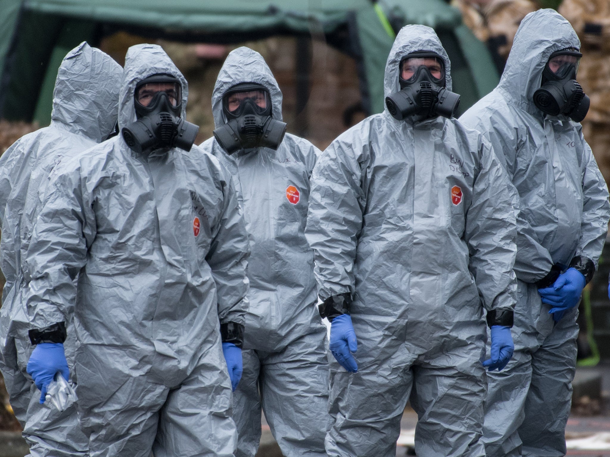 Decontamination work continues in Salisbury