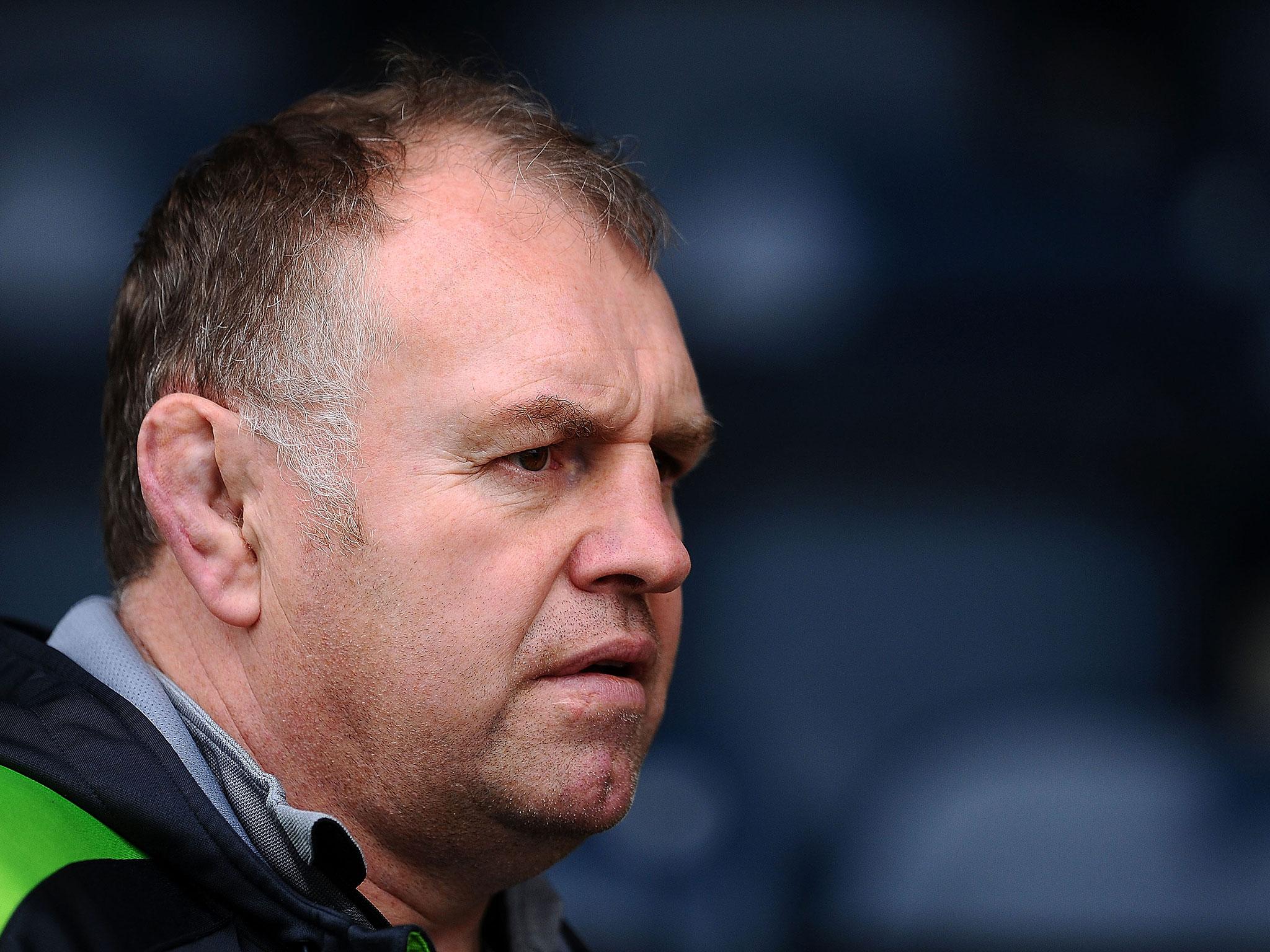 Dean Richards is hoping to lead Newcastle to the play-offs for the first time in his reign