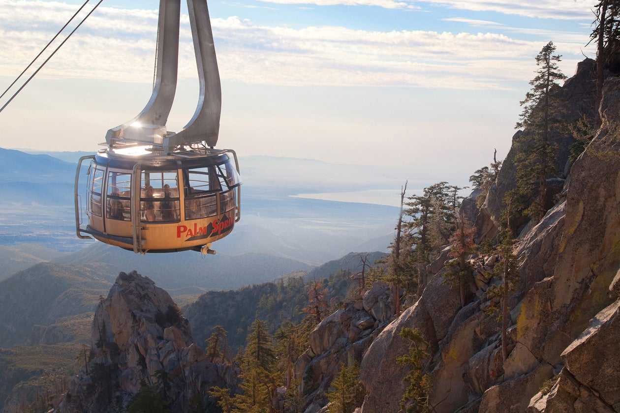 Beat the heat with the aerial tramway