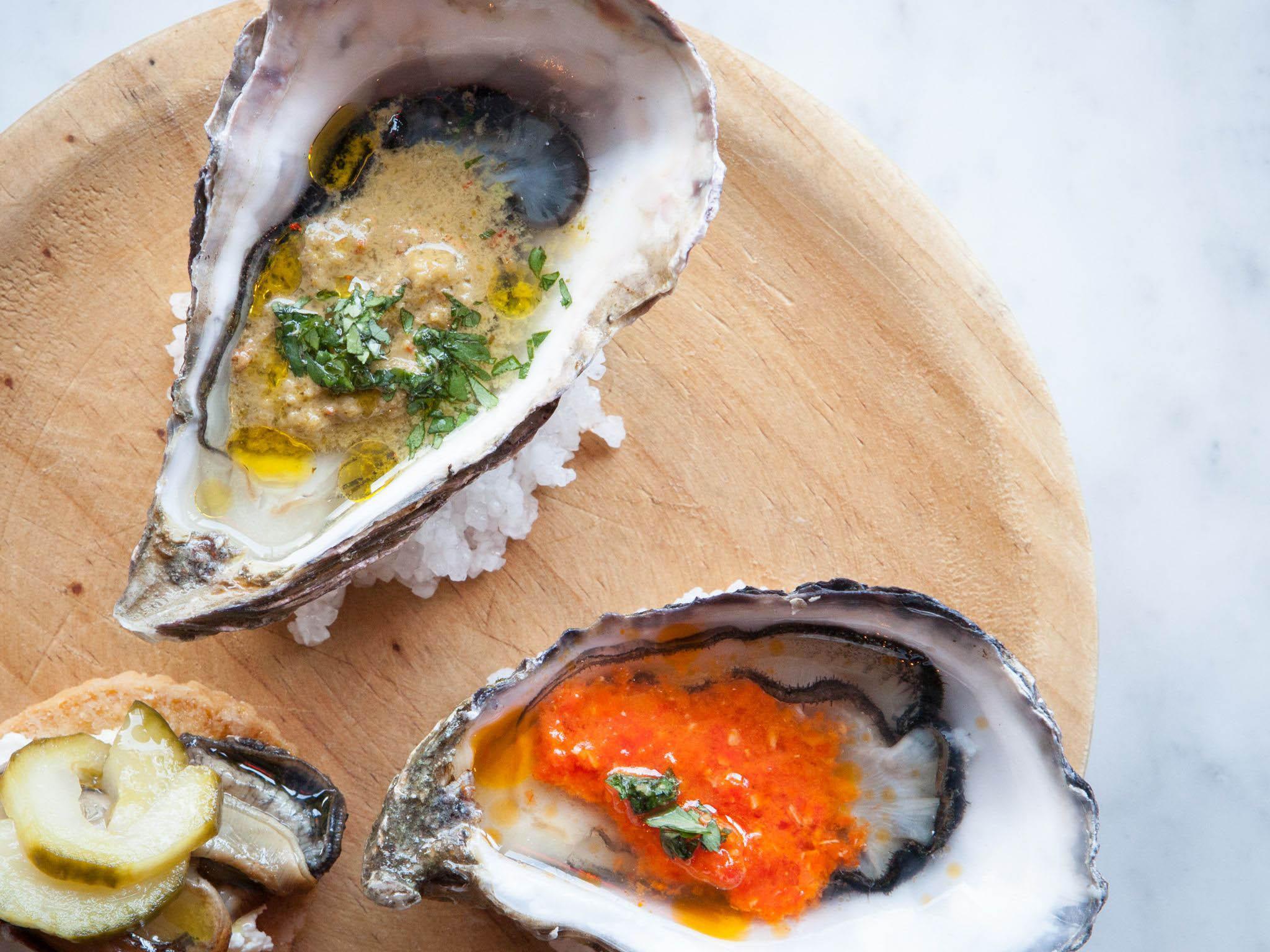 Carlingford dressed and smoked oysters are available from the Wright Brothers' restaurants