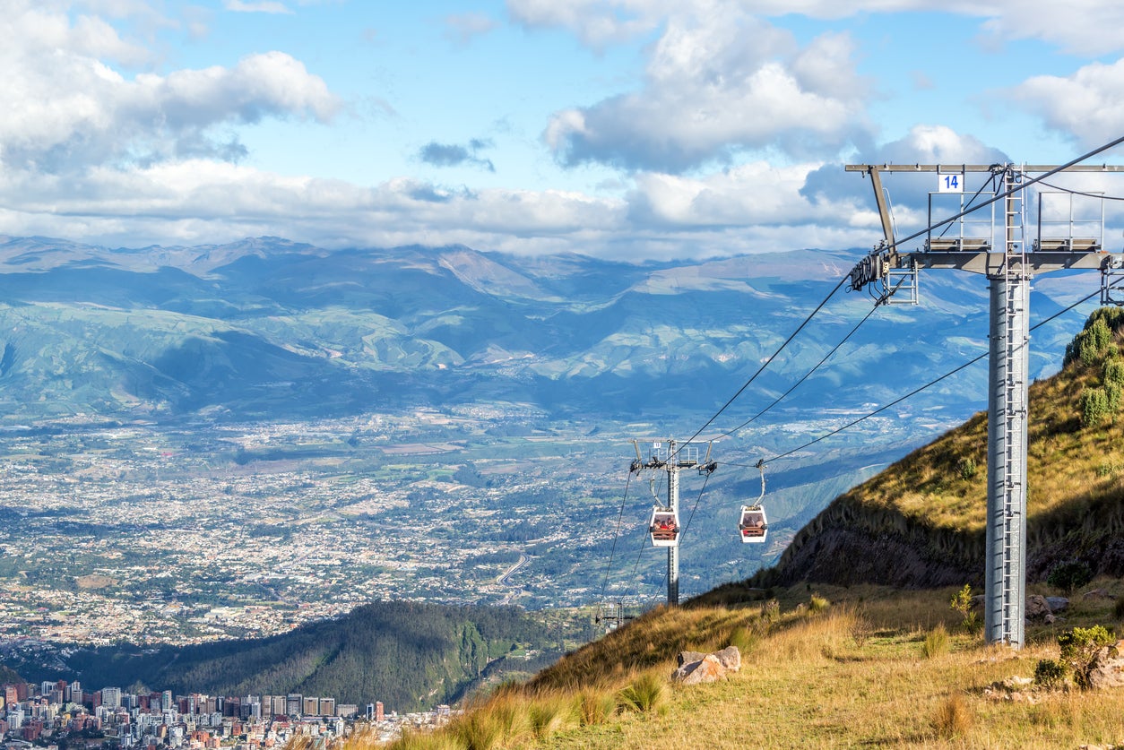 &#13;
For outstanding views, head up on Quito's gondola (Getty/iStockphoto)&#13;