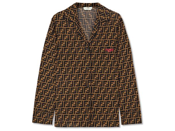 Fendi, Printed Silk Crepe de Chine Shirt, £950, Net-a-Porter