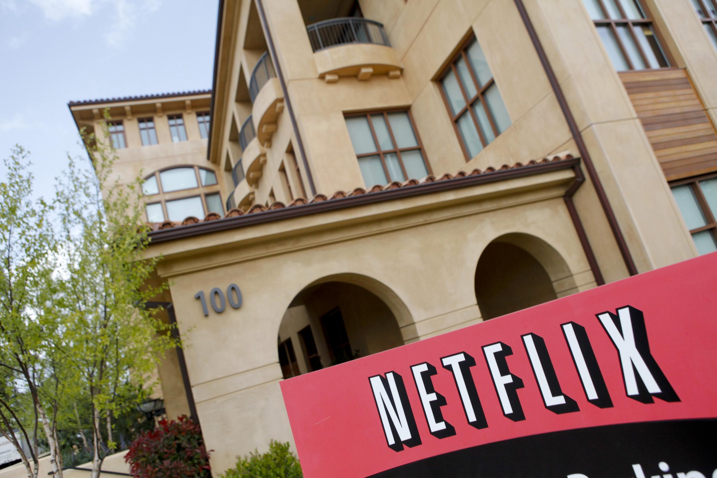 Netflix headquarters. Credit: Ryan Anson/AFP/Getty Images