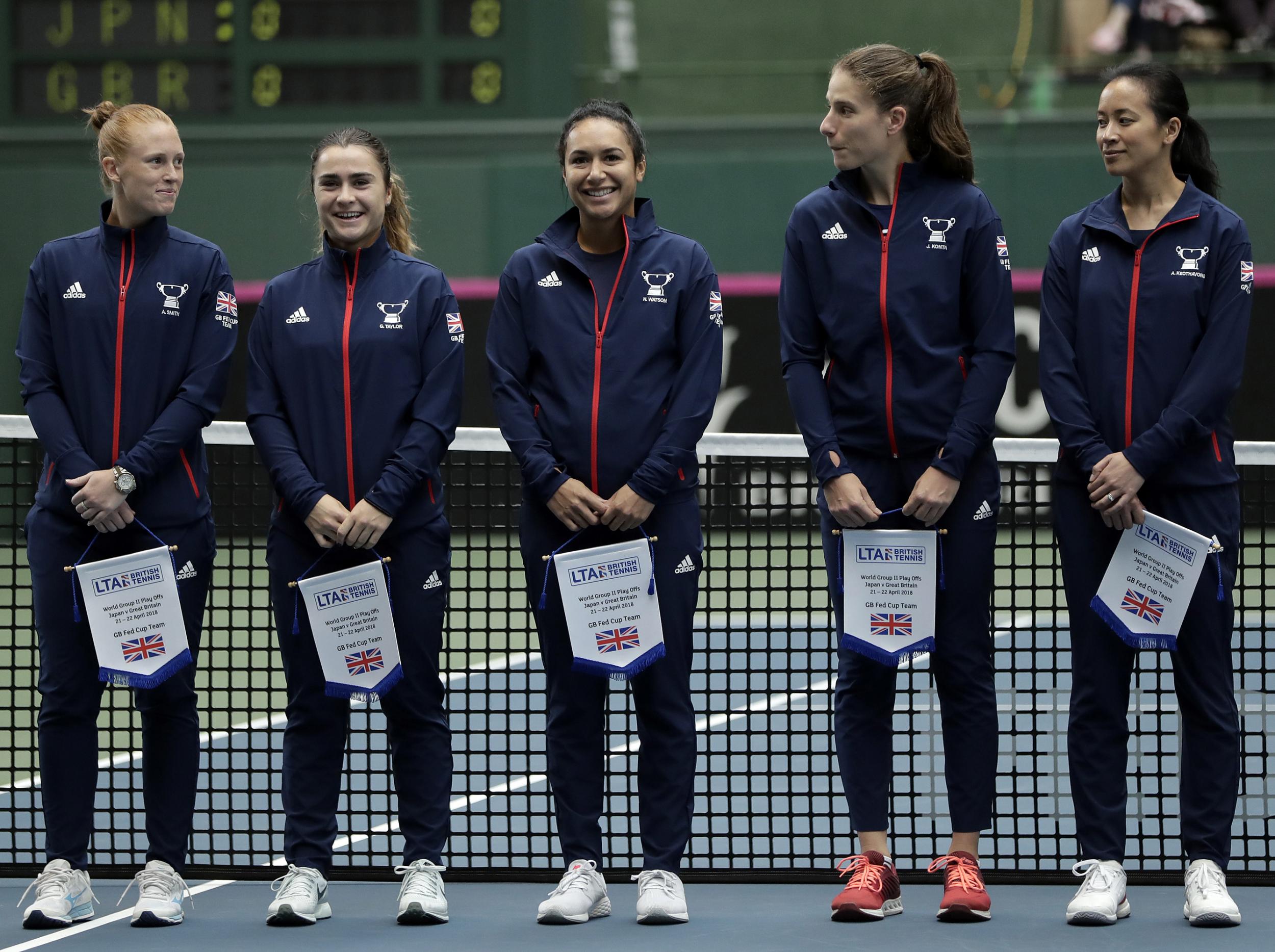 Great Britain narrowly lost in the Fed Cup