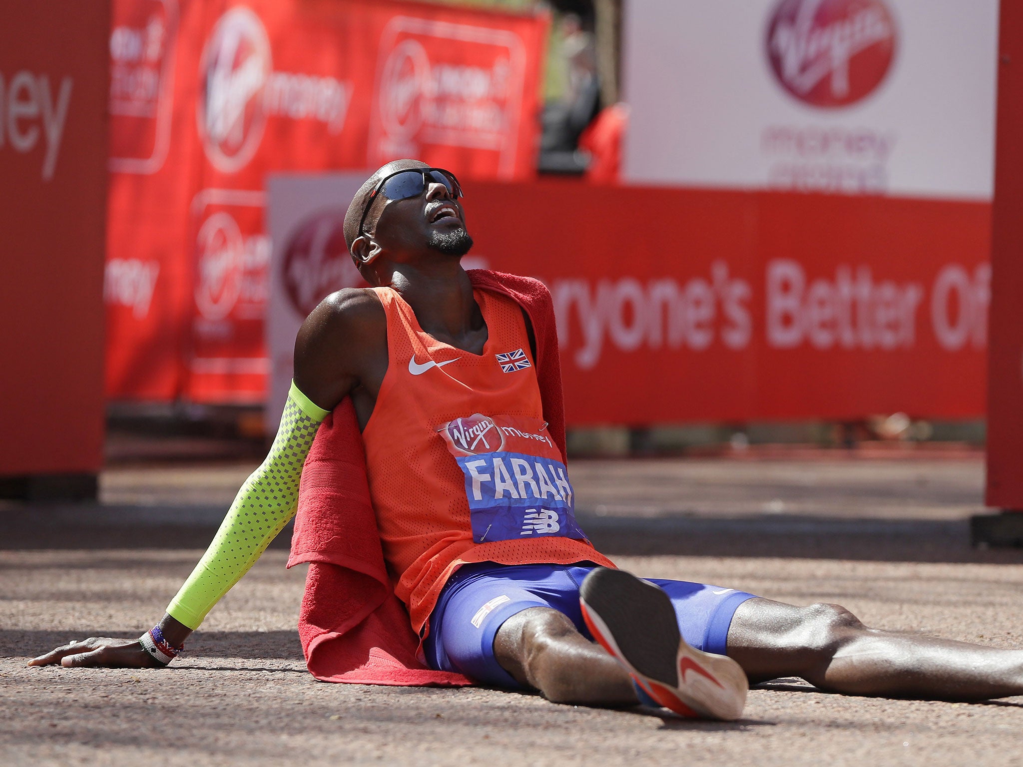 Farah finished third in last year's Men's race in the London Marathon