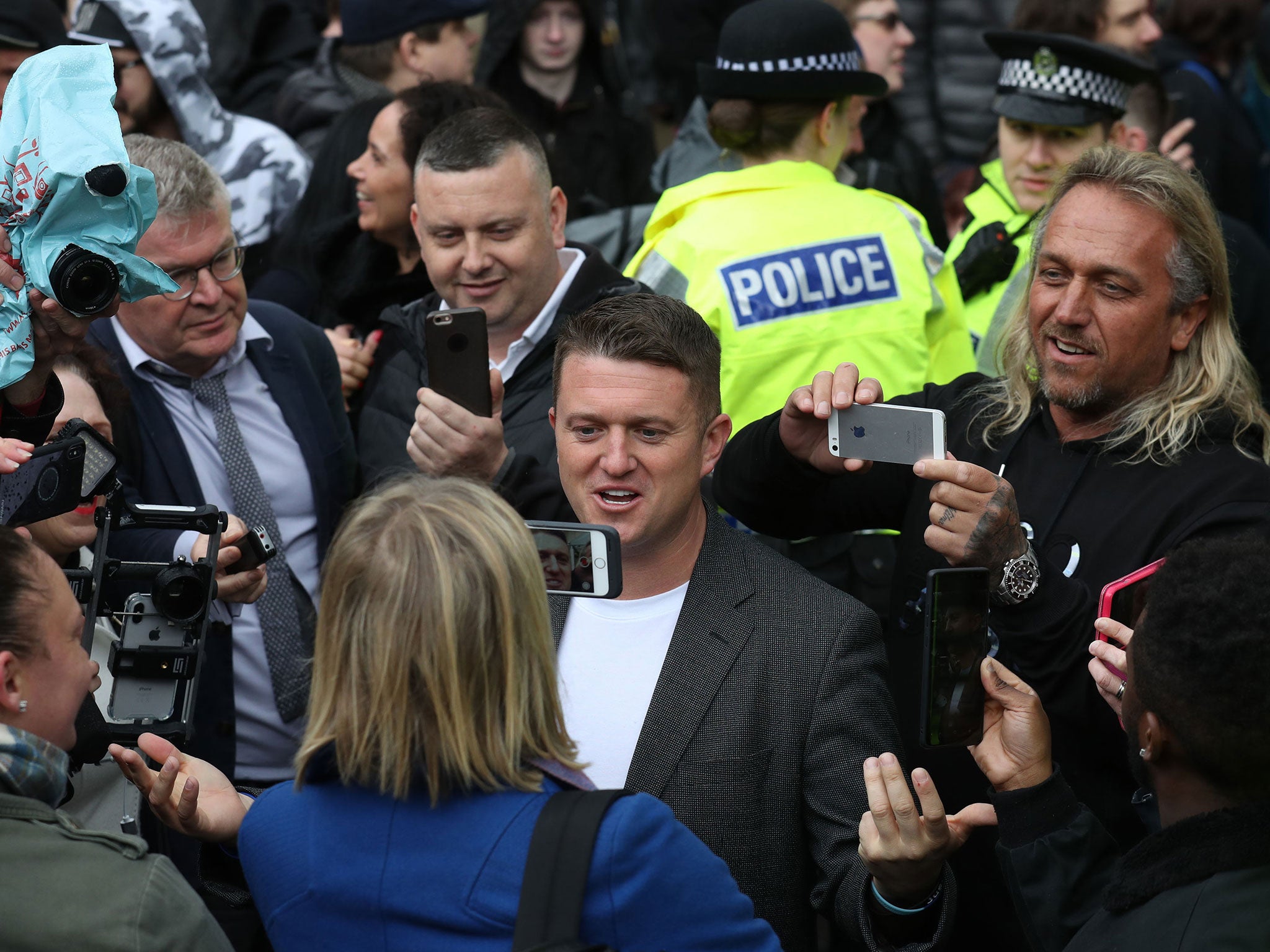 Tommy Robinson supported Meechan at Airdrie Sheriff Court